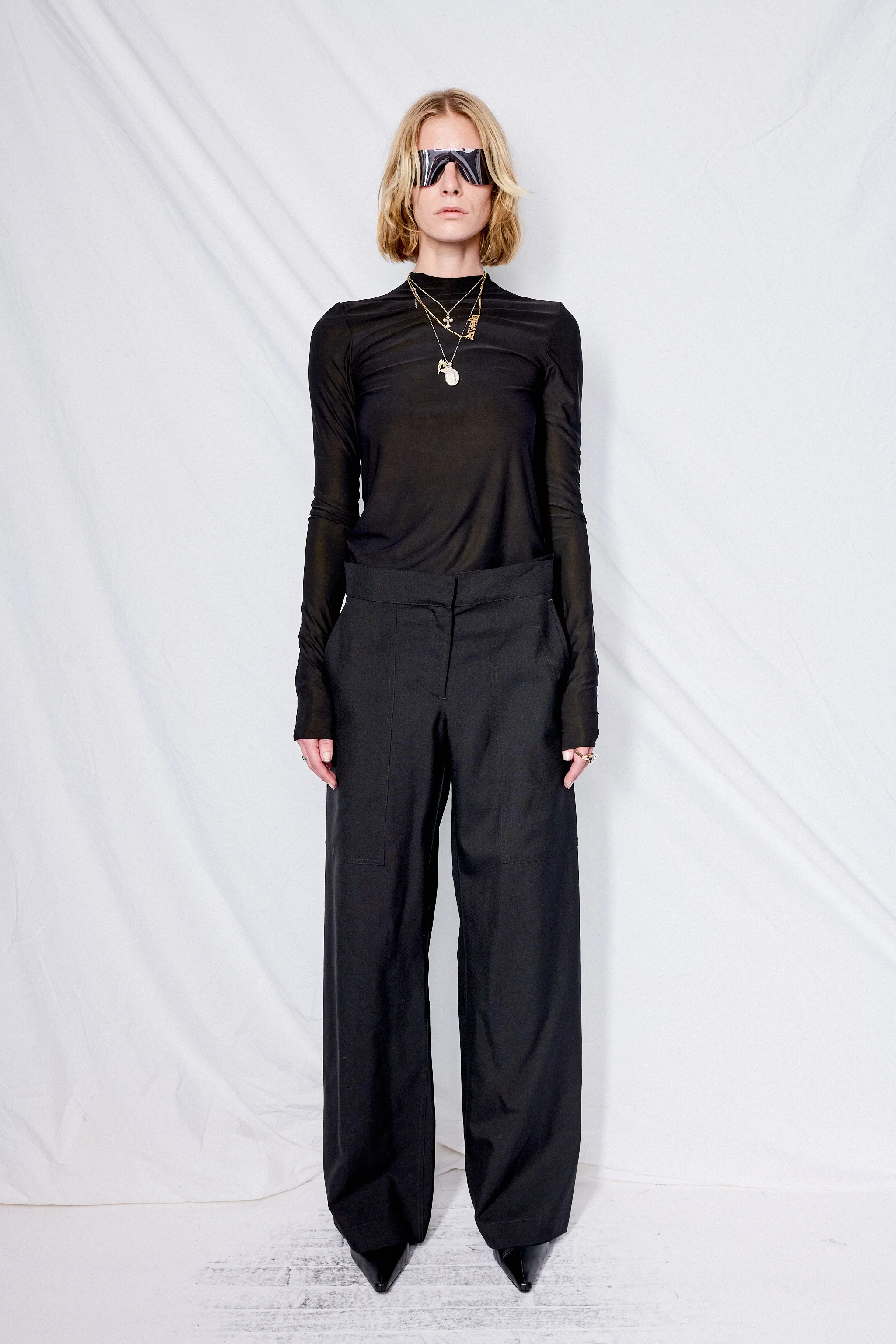 Black Suiting Simple Pant - Image 4