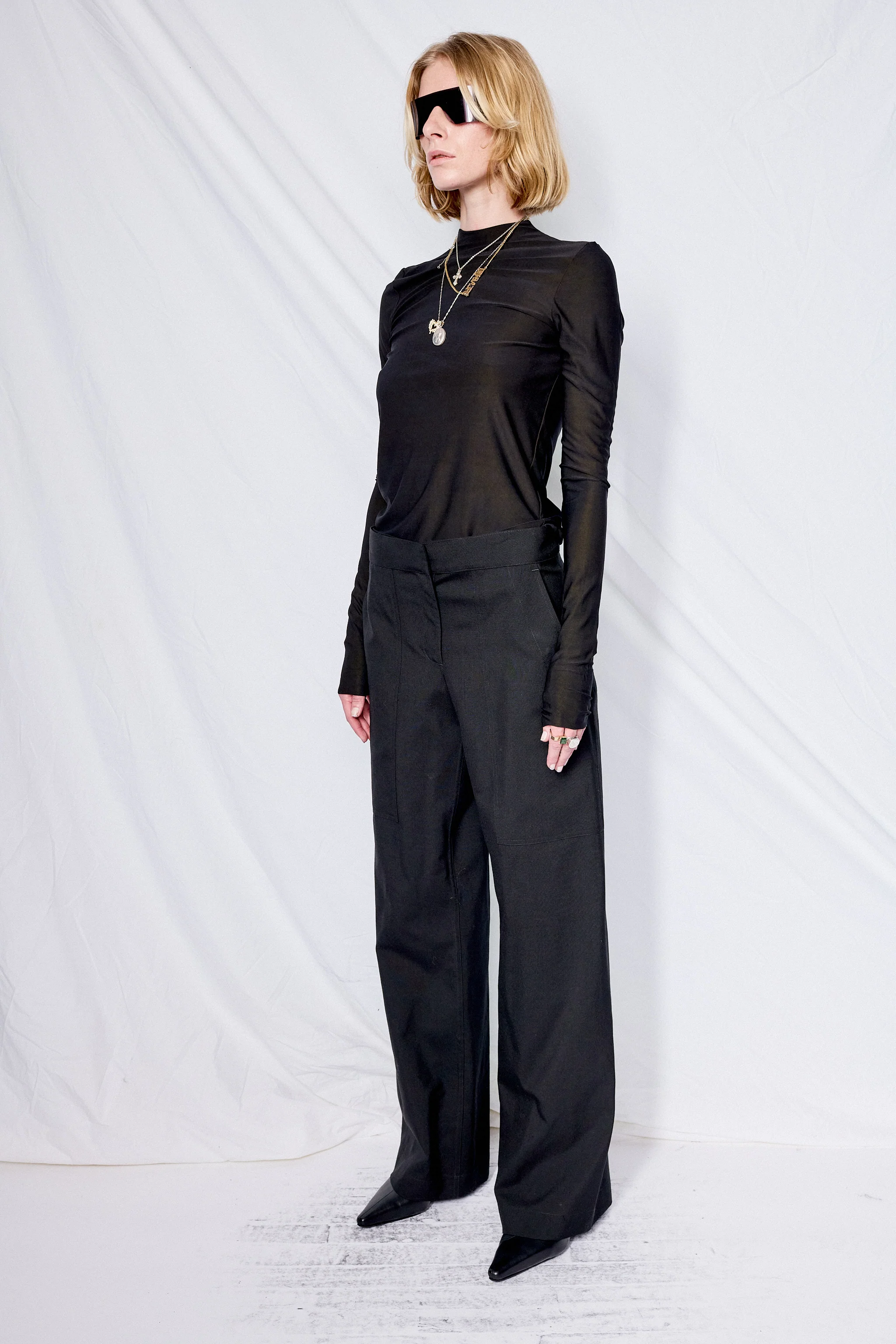 Black Suiting Simple Pant - Image 5
