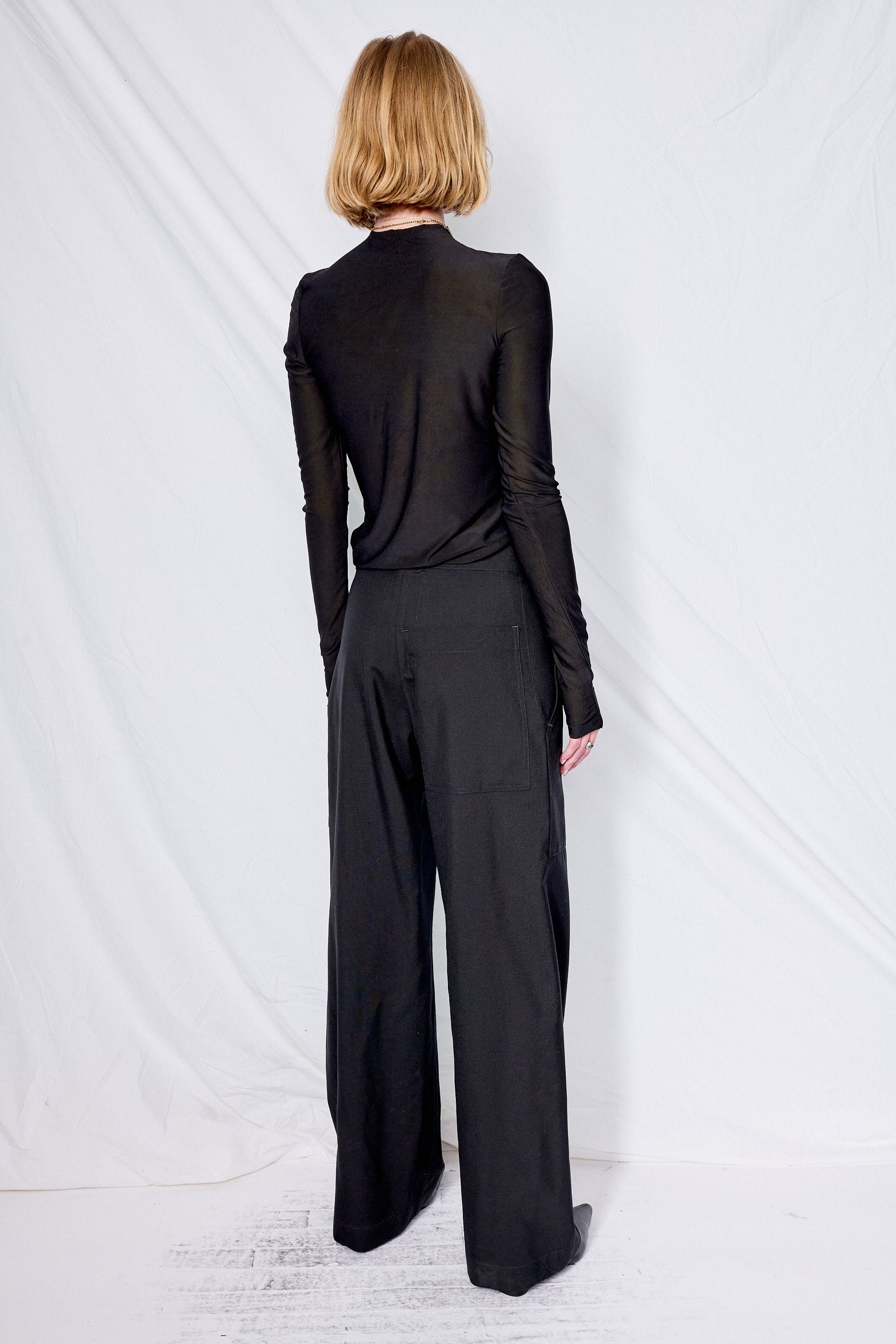 Black Suiting Simple Pant - Image 6