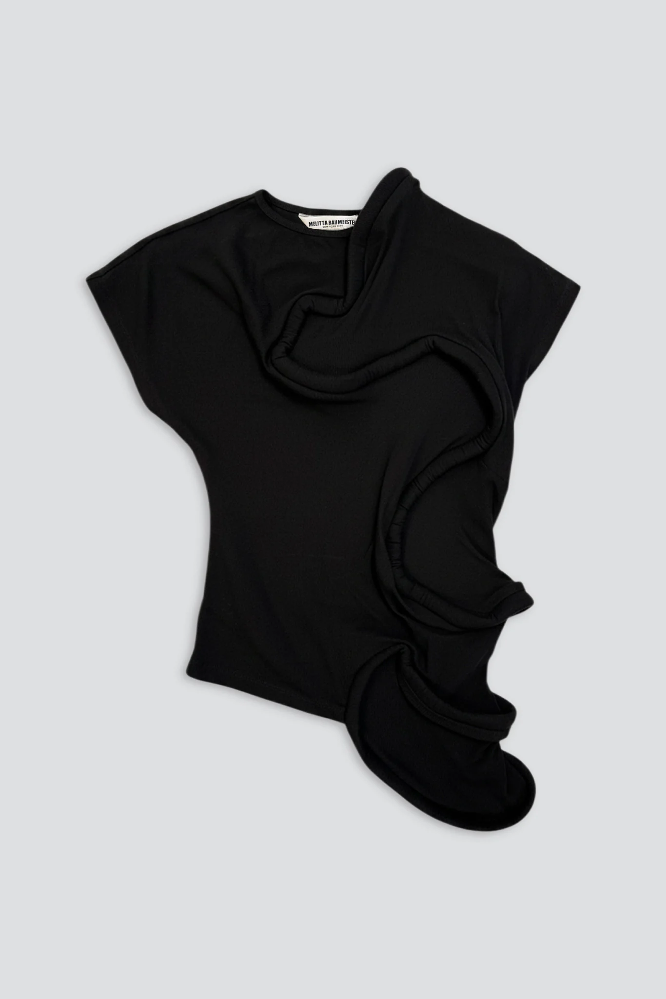Black Swirly Top