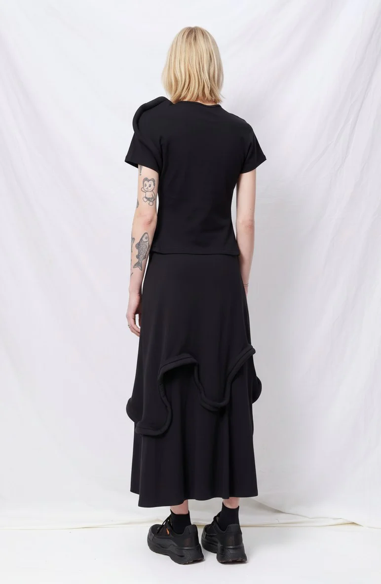 Black Swirly Top - Image 4