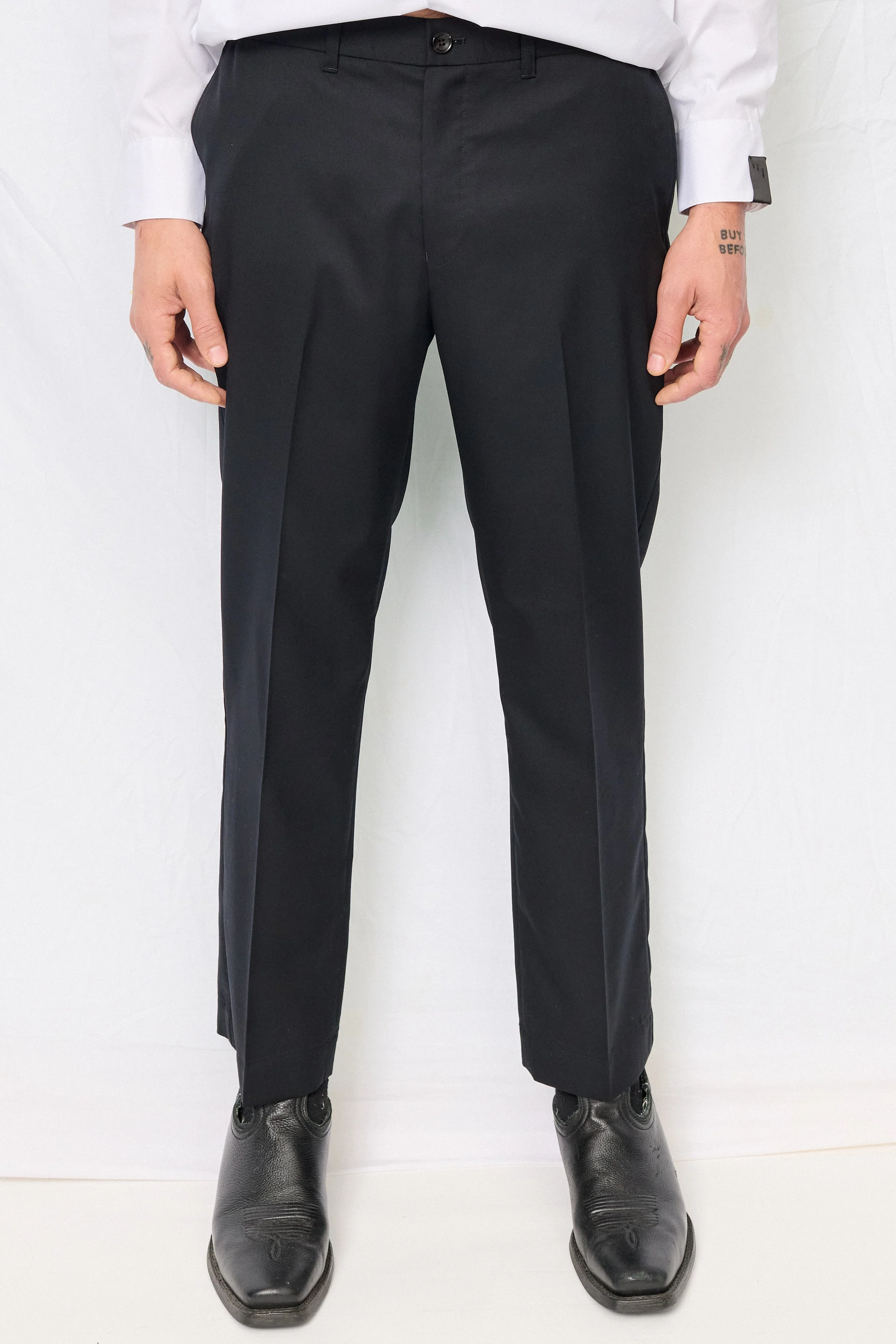Black Tapered Pants - Image 3