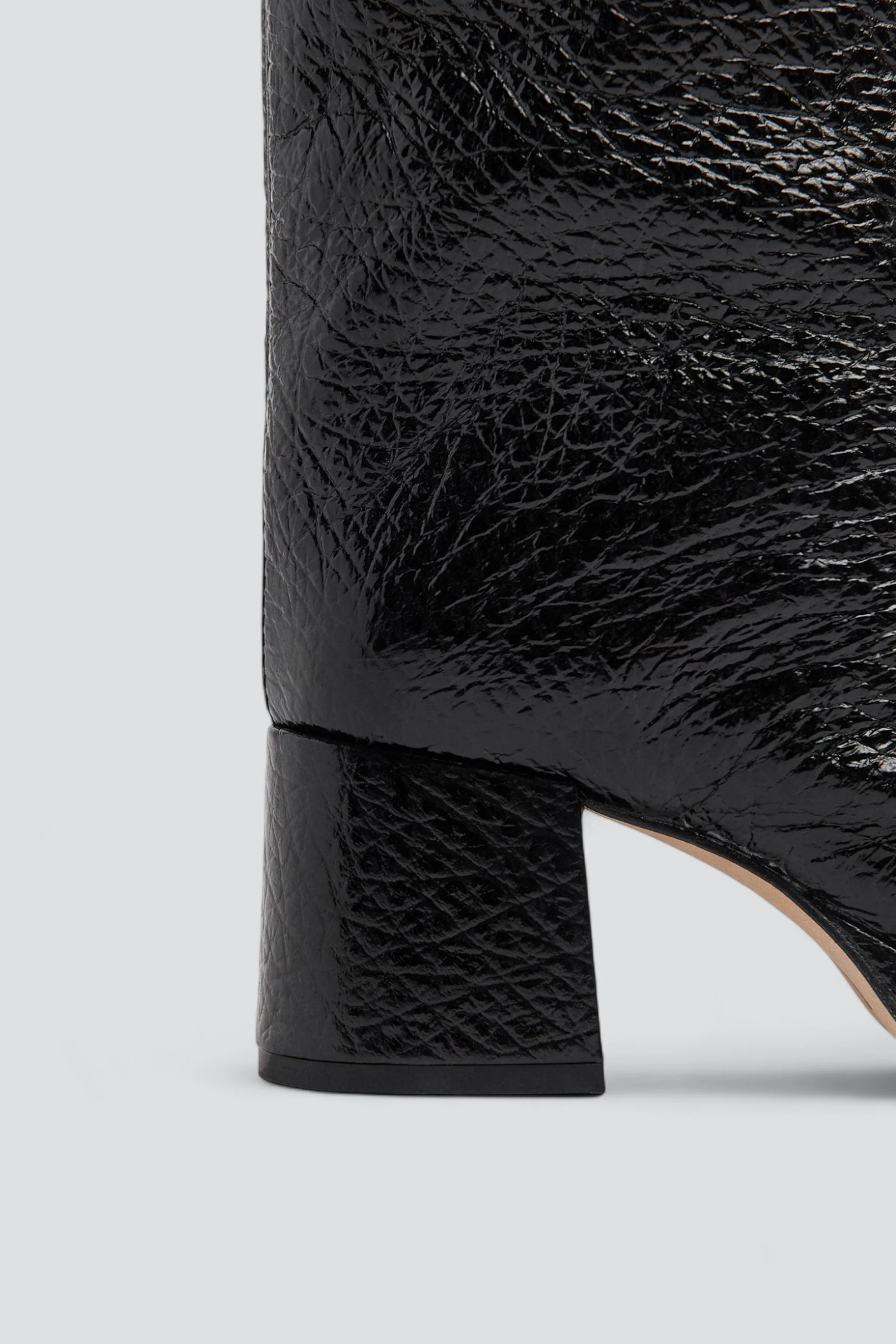 Black Grain Tundra Tall Boots - Image 3