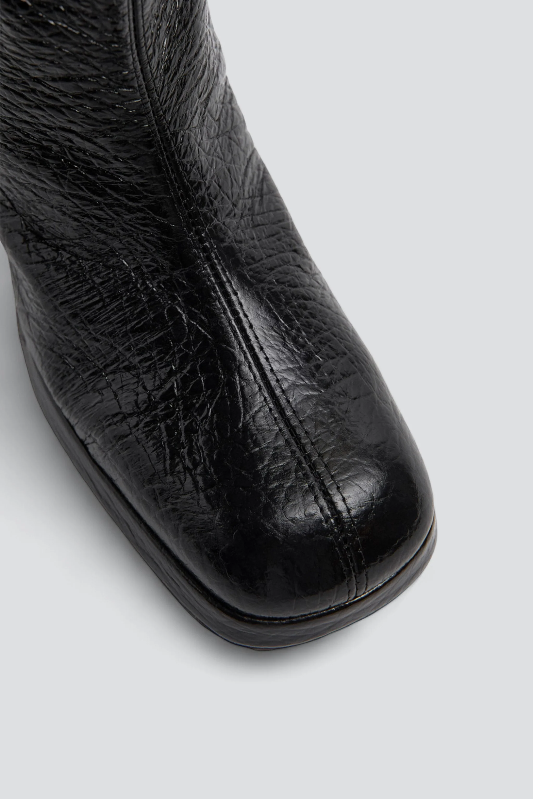 Black Grain Tundra Tall Boots - Image 4