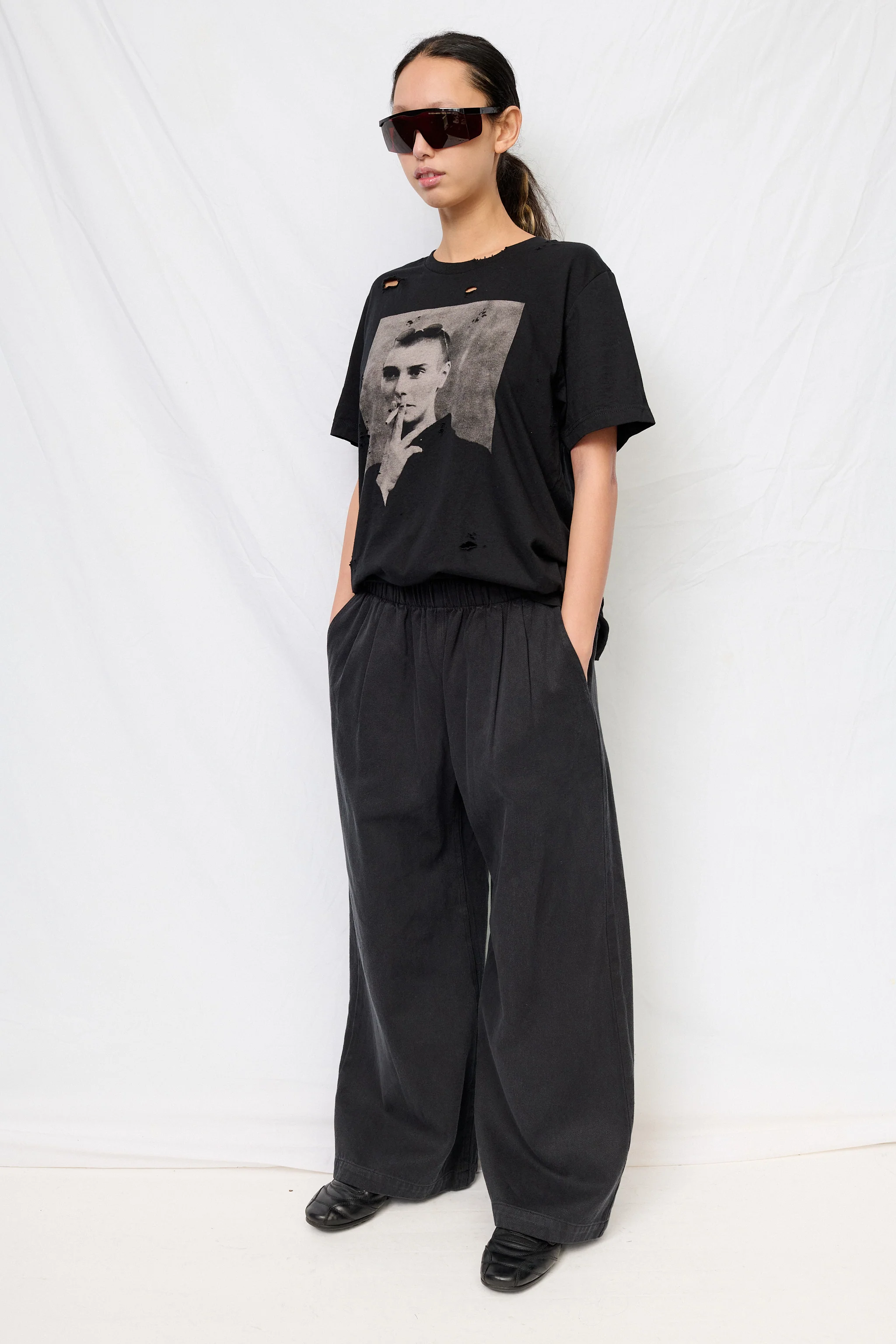 Black Twill Disco Pant - Image 3