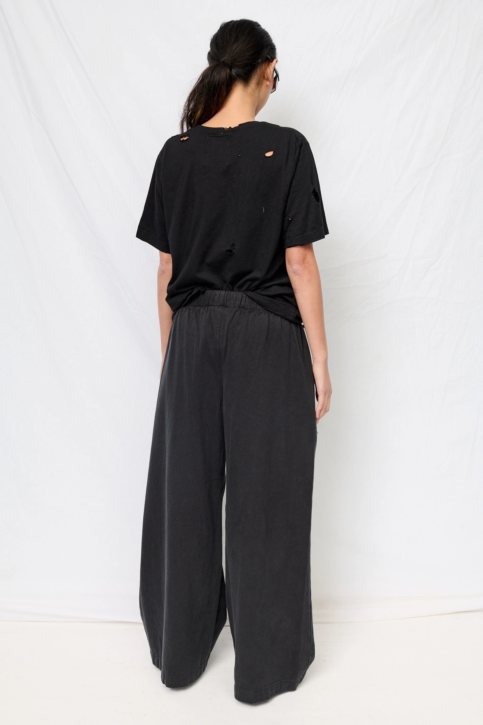 Black Twill Disco Pant - Image 7