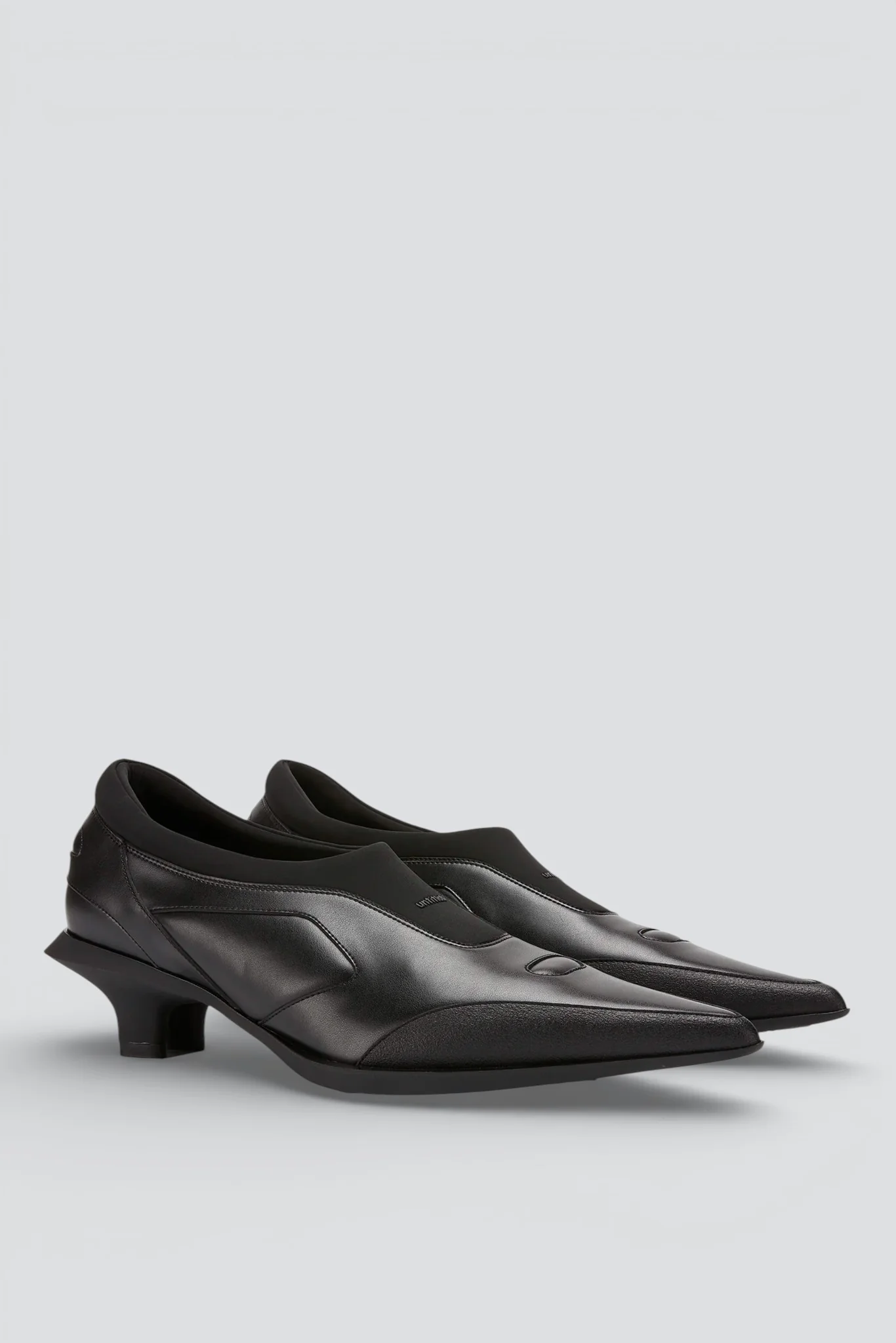 Black Velo Flex Mule Heels - Image 2