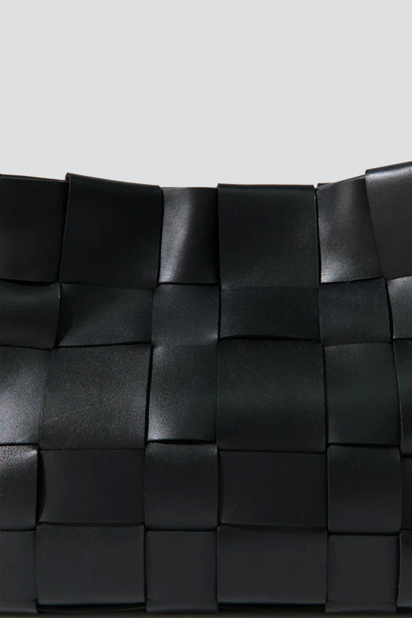 Black Woven Mini Tote - Image 2