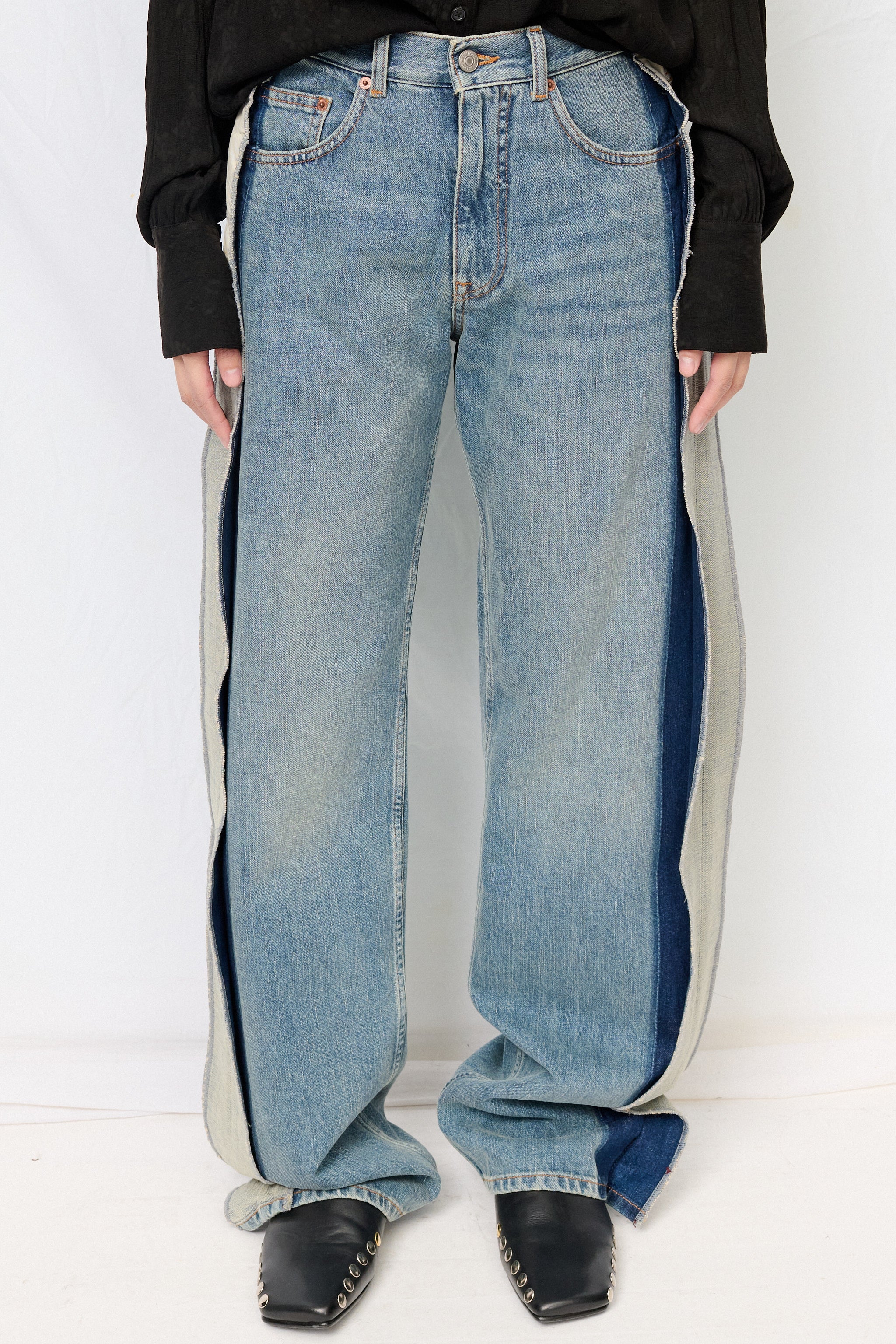 Blue 5 Pocket Pant - Image 4
