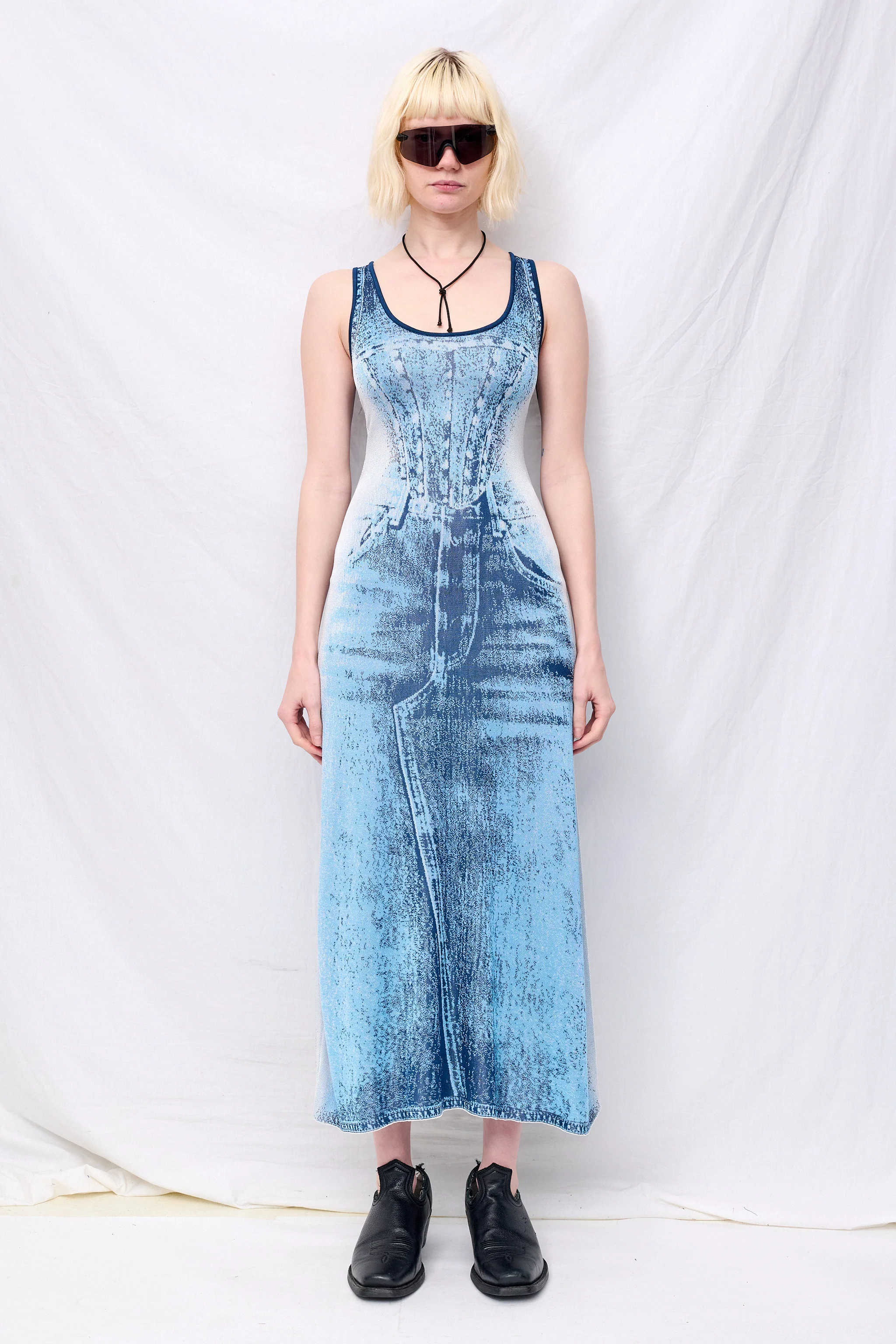 Blue Aspen Denim Tank Dress