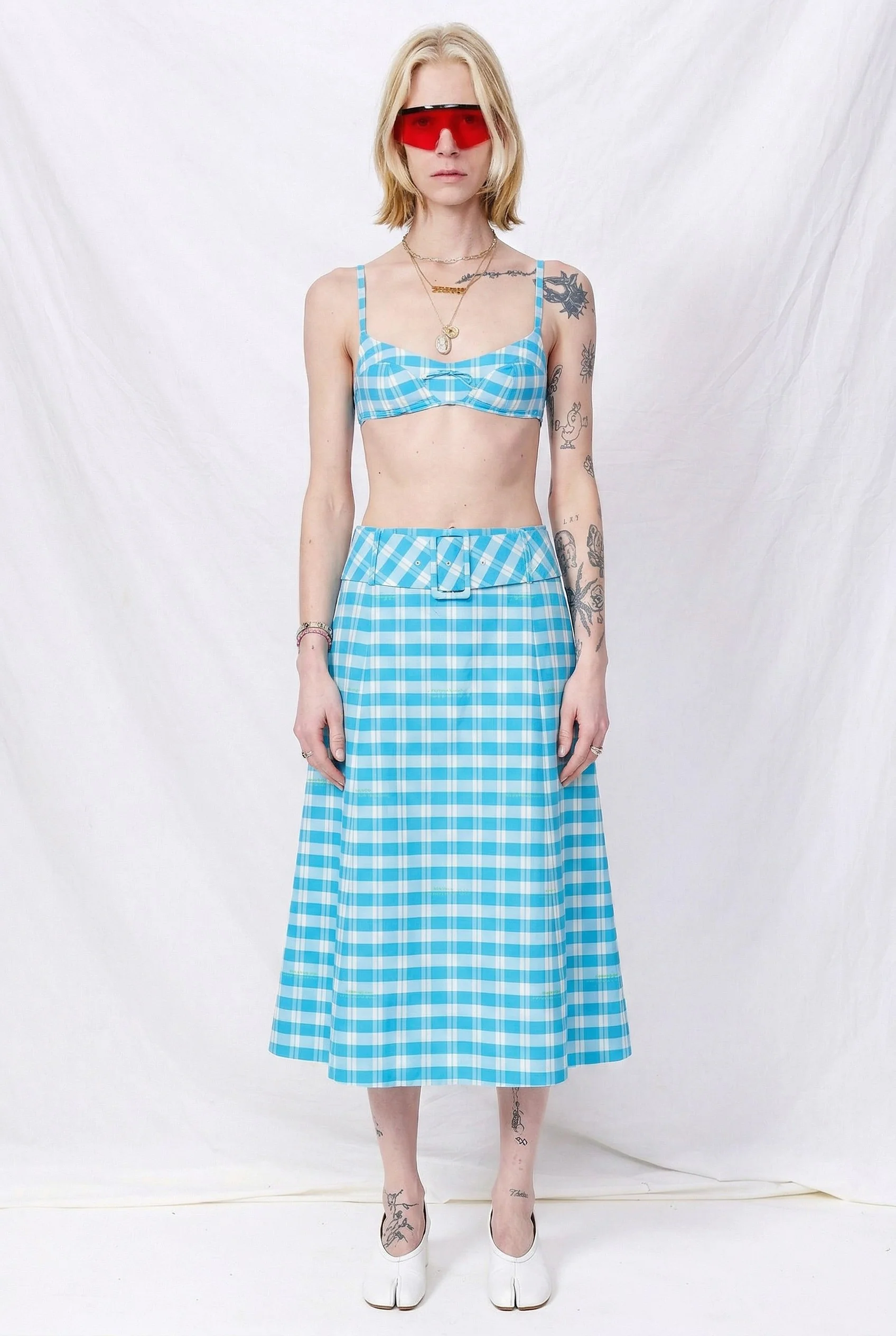 Blue Multi Clio Skirt