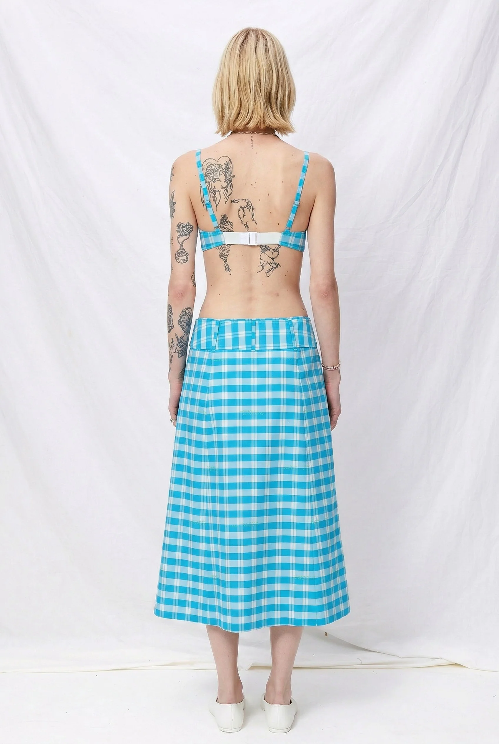 Blue Multi Clio Skirt - Image 4