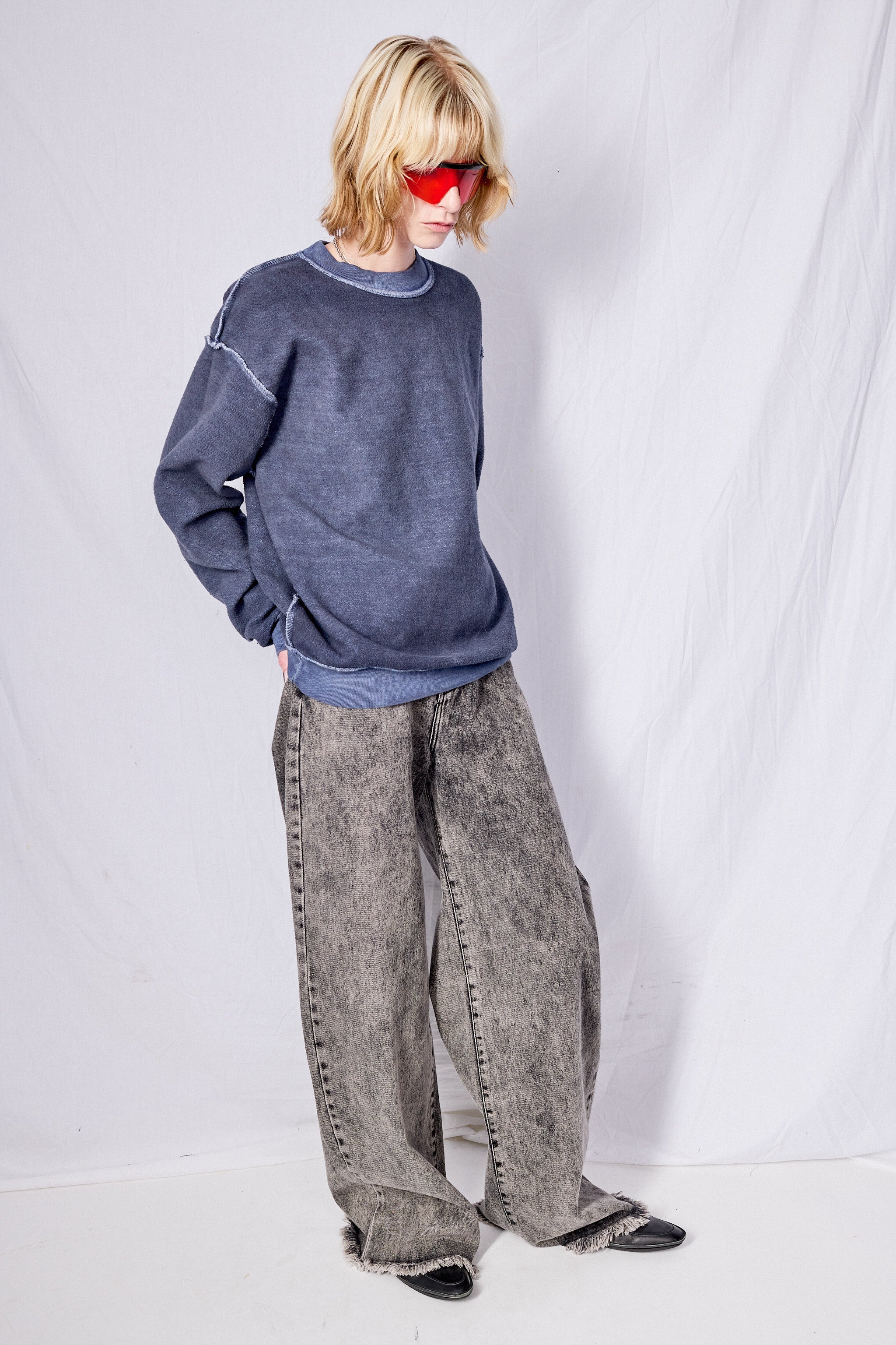 Blue Reversed Sweatshirt - Image 10