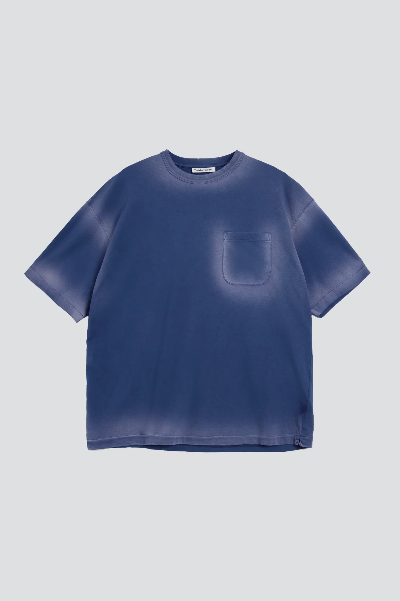 Blue Triple Pocket T-Shirt - Image 2
