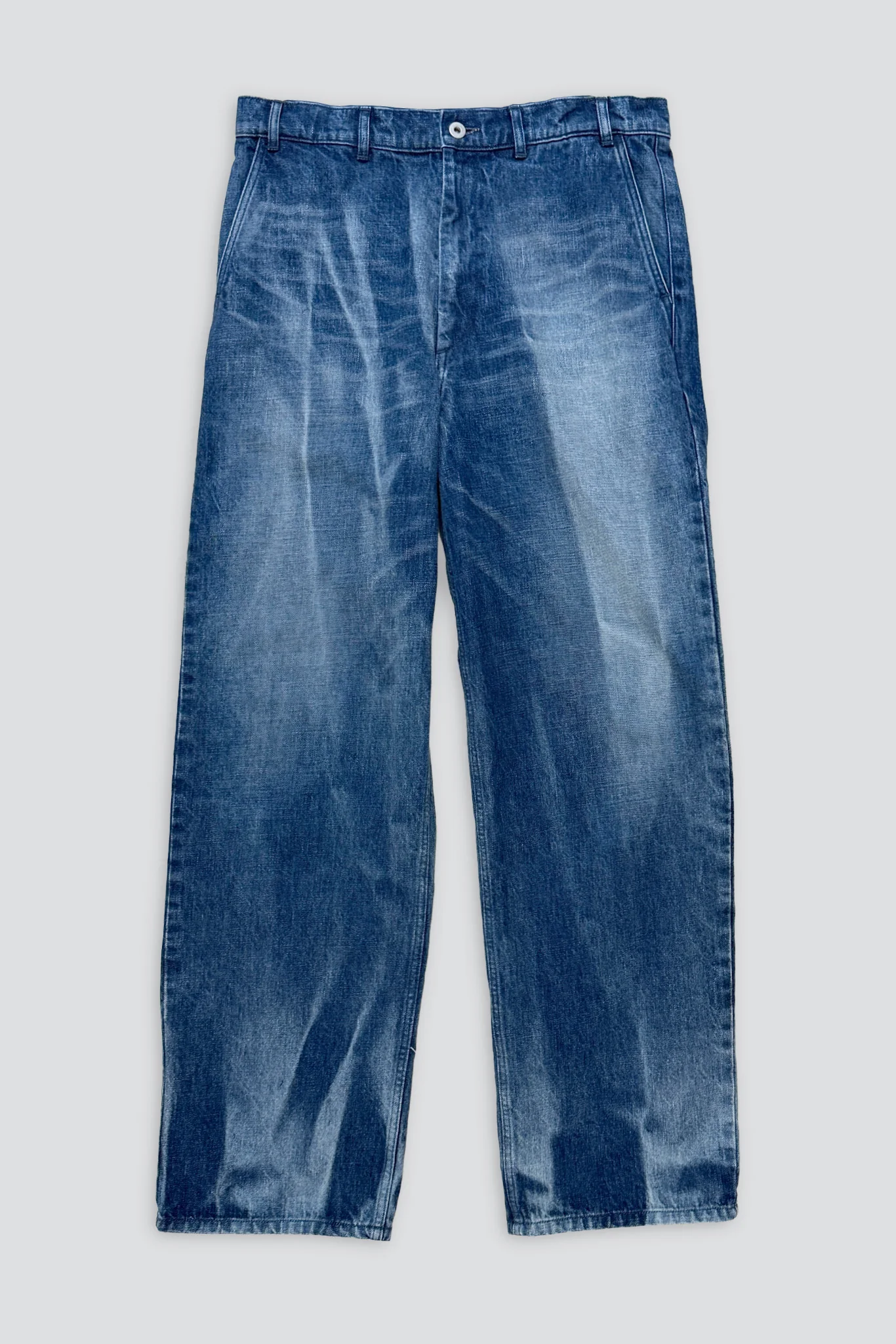 Blue Type 104 Faded Denim Pant