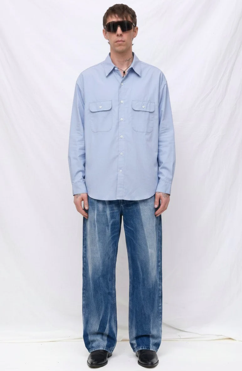 Blue Type 104 Faded Denim Pant - Image 2