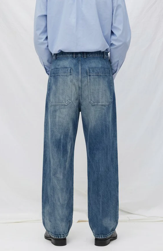 Blue Type 104 Faded Denim Pant - Image 6