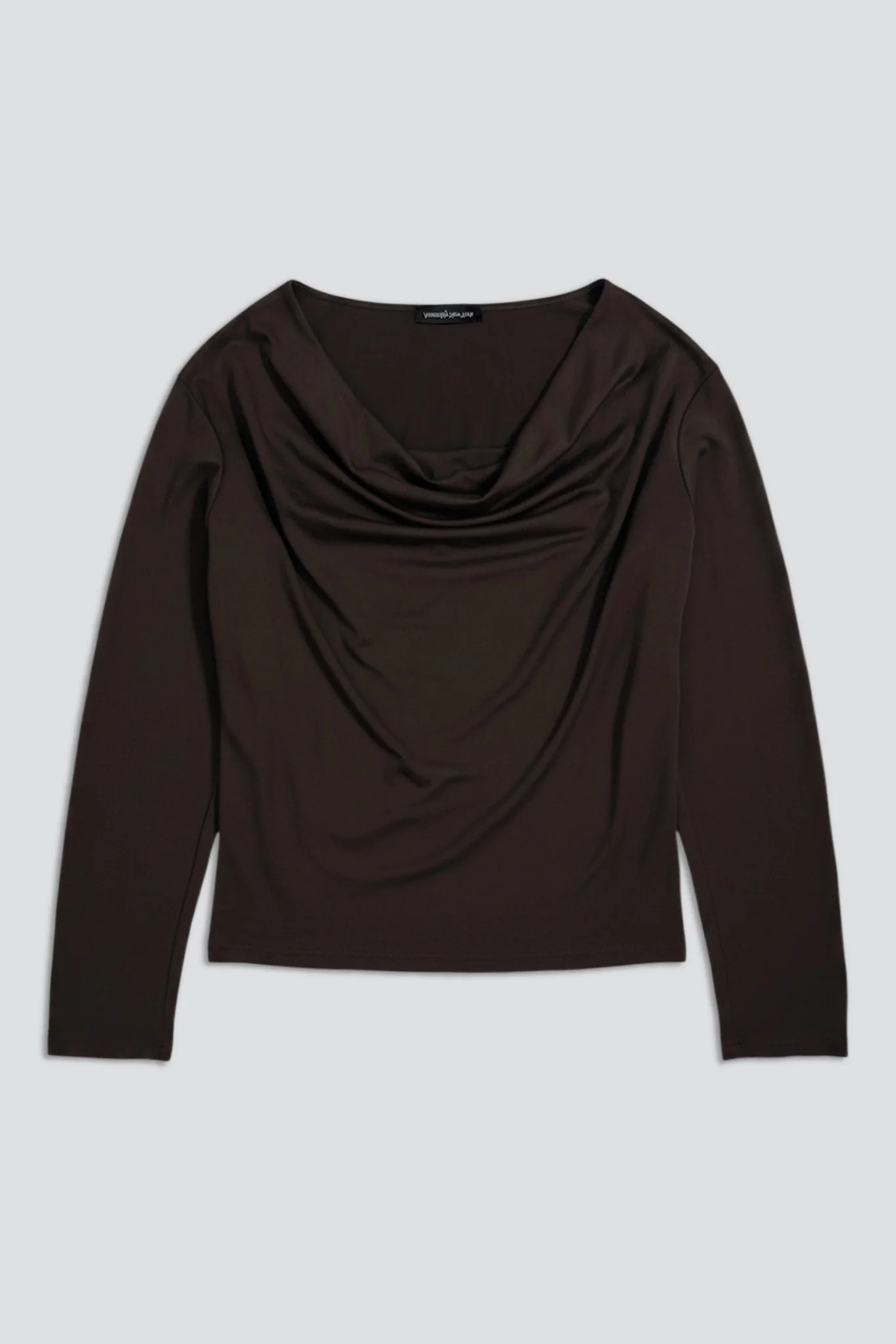 Brown Collapse Top
