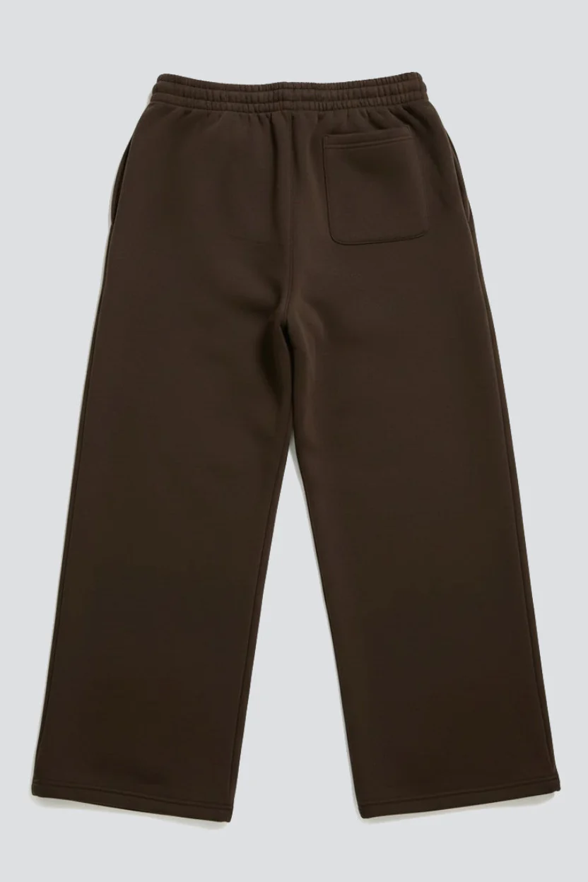 Brown Fleece Straight Leg Sweatpant - Image 3