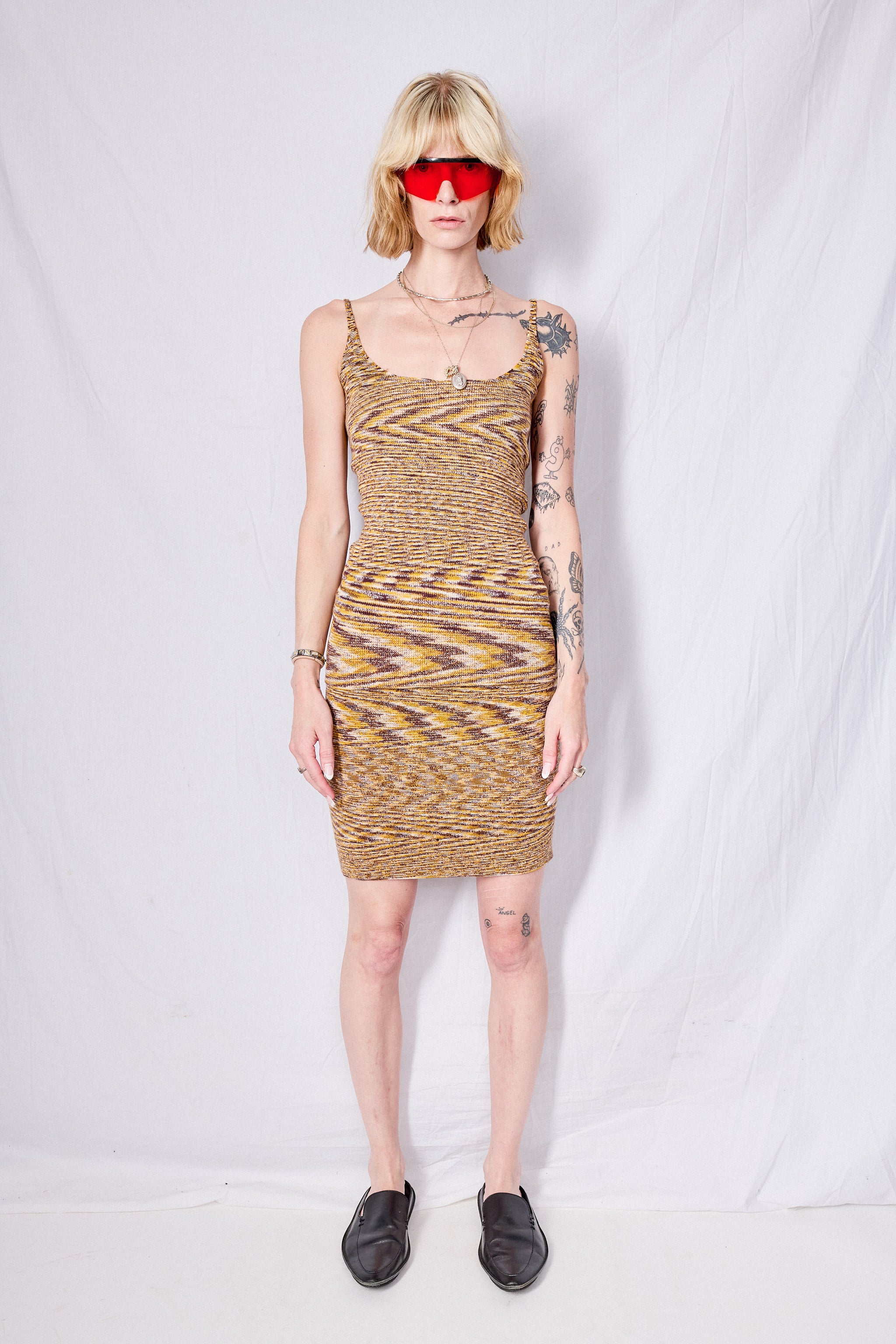 Brown Melange Flute Skirt - Image 6