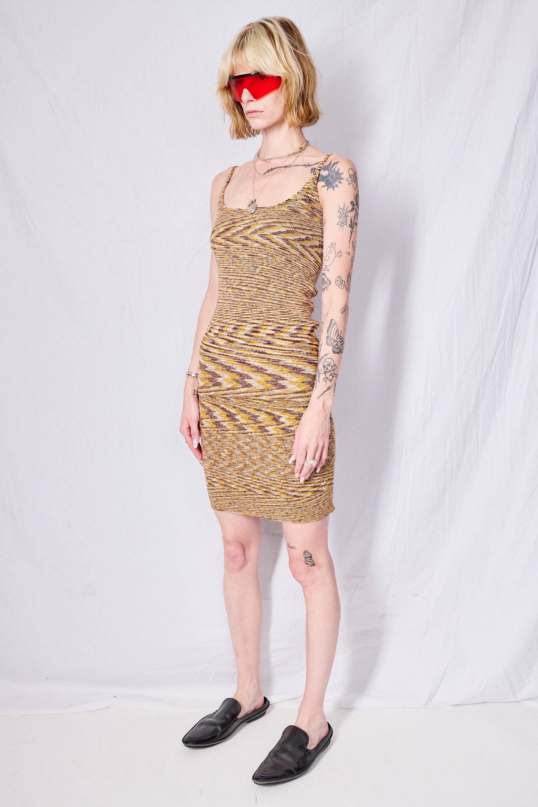 Brown Melange Flute Skirt - Image 7
