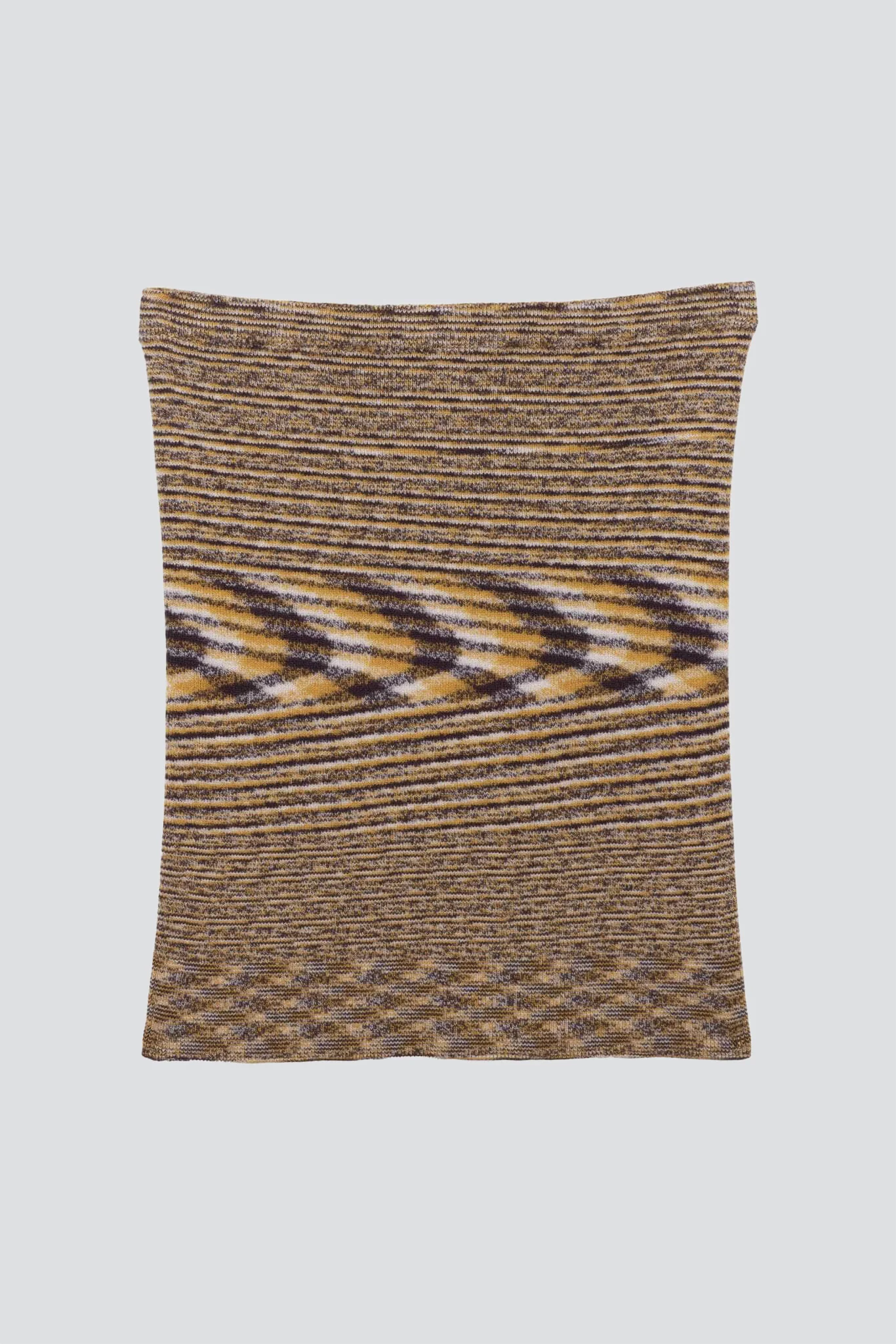 Brown Melange Flute Skirt - Image 9