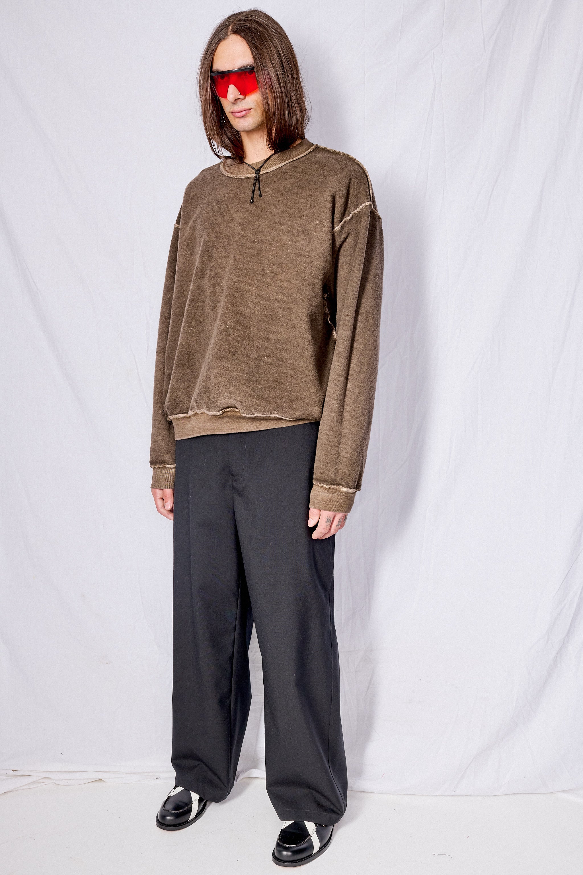 Brown Reversed Sweatshirt - Image 5