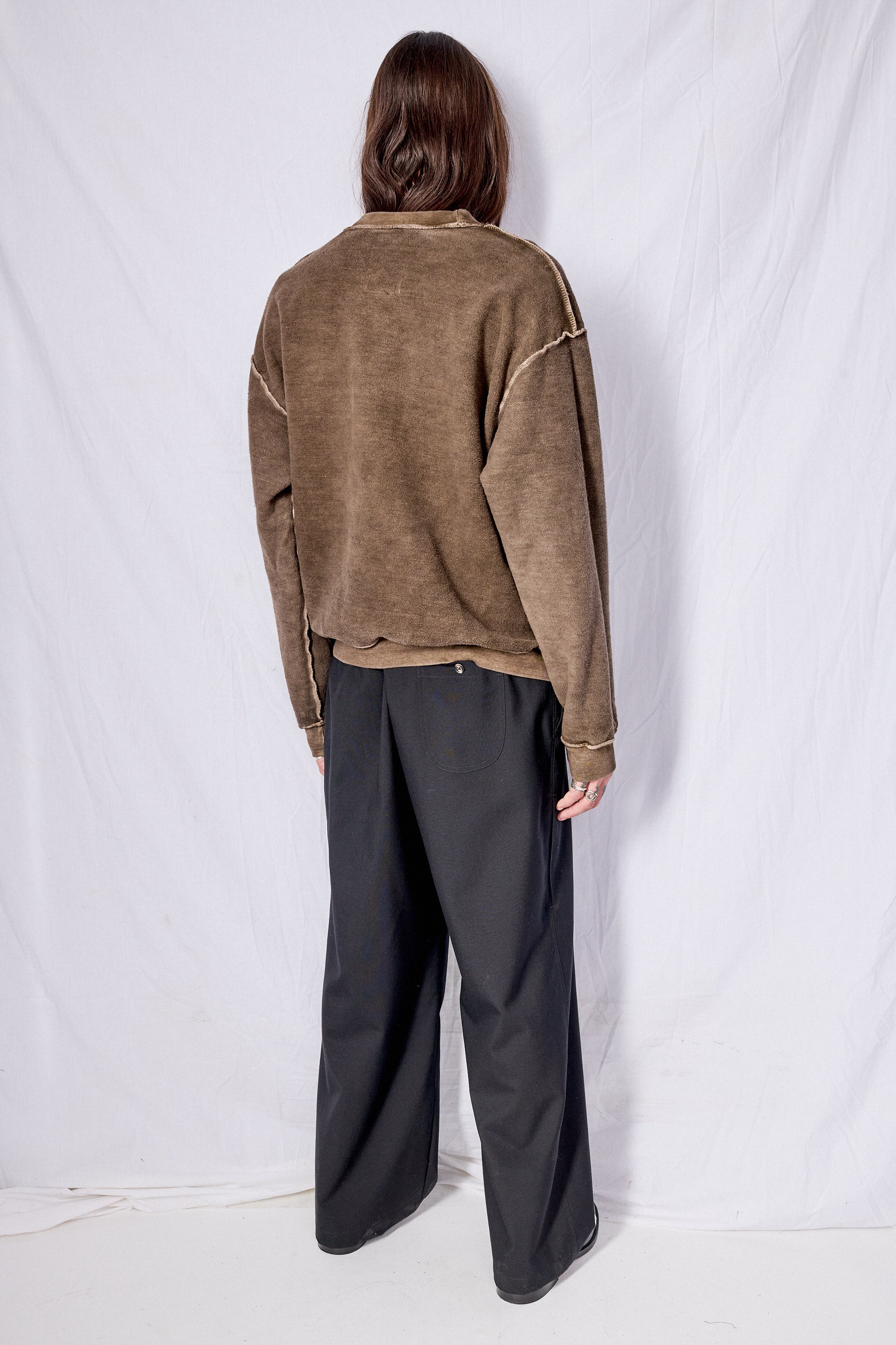 Brown Reversed Sweatshirt - Image 8