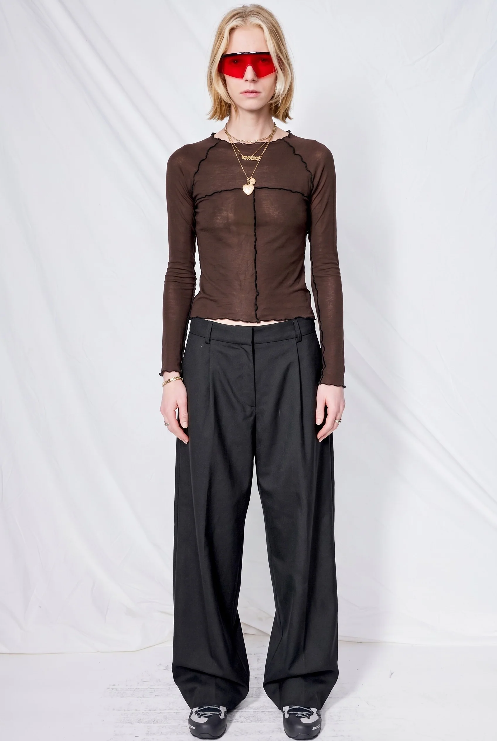 Brown Seam Top - Image 2