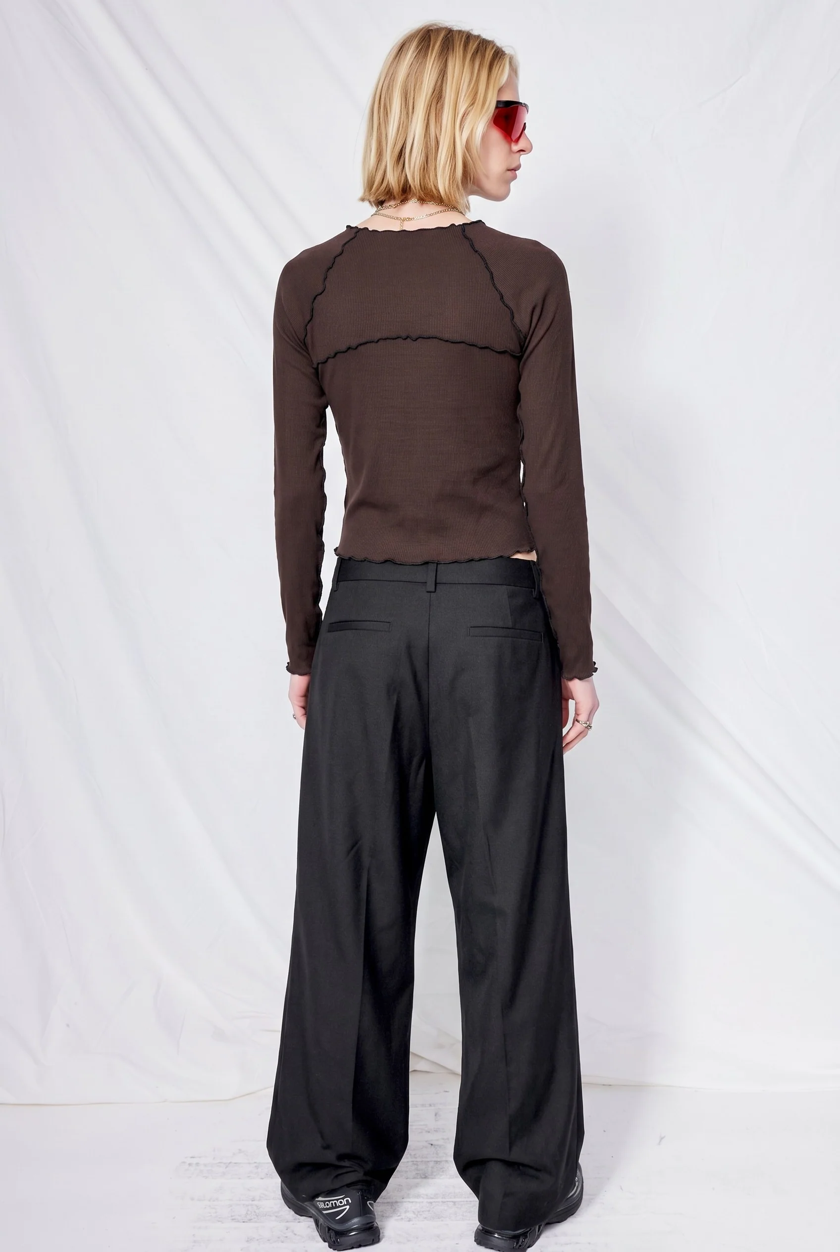 Brown Seam Top - Image 3