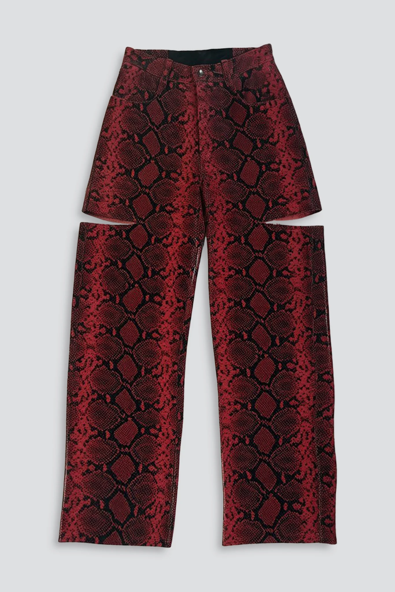 Burgundy Leather Pants