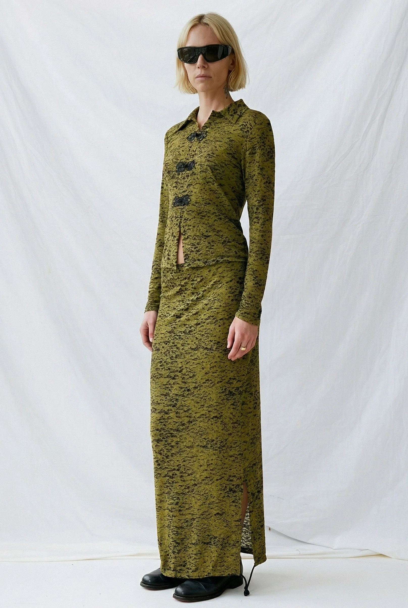 Burnout Maxi Skirt - Image 3