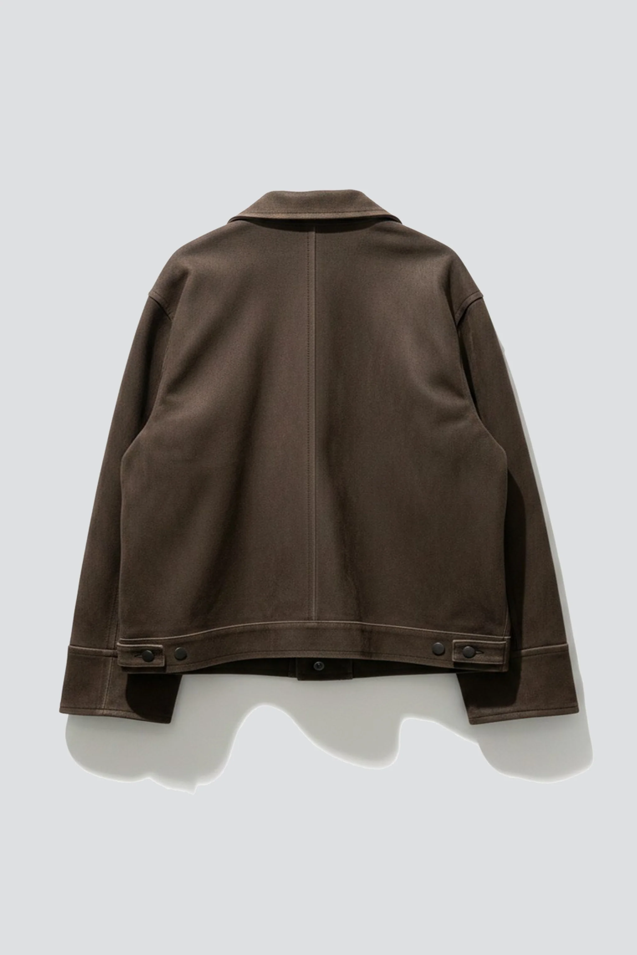 Cracked Brown Leather Box Jacket - Image 4