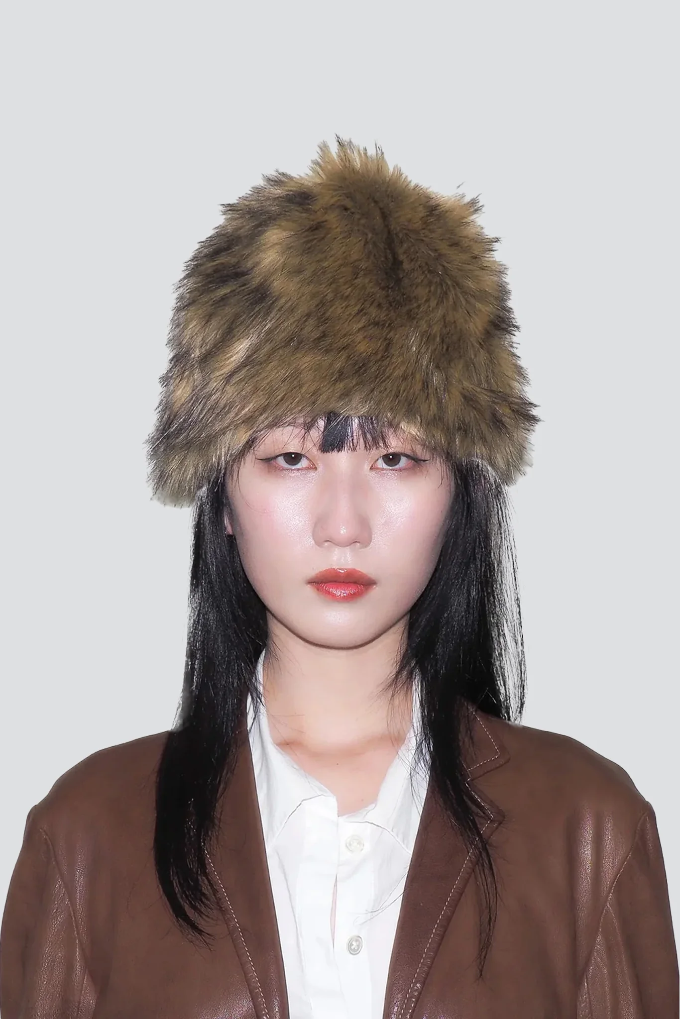 Cream Faux Chinchilla Toque - Image 3