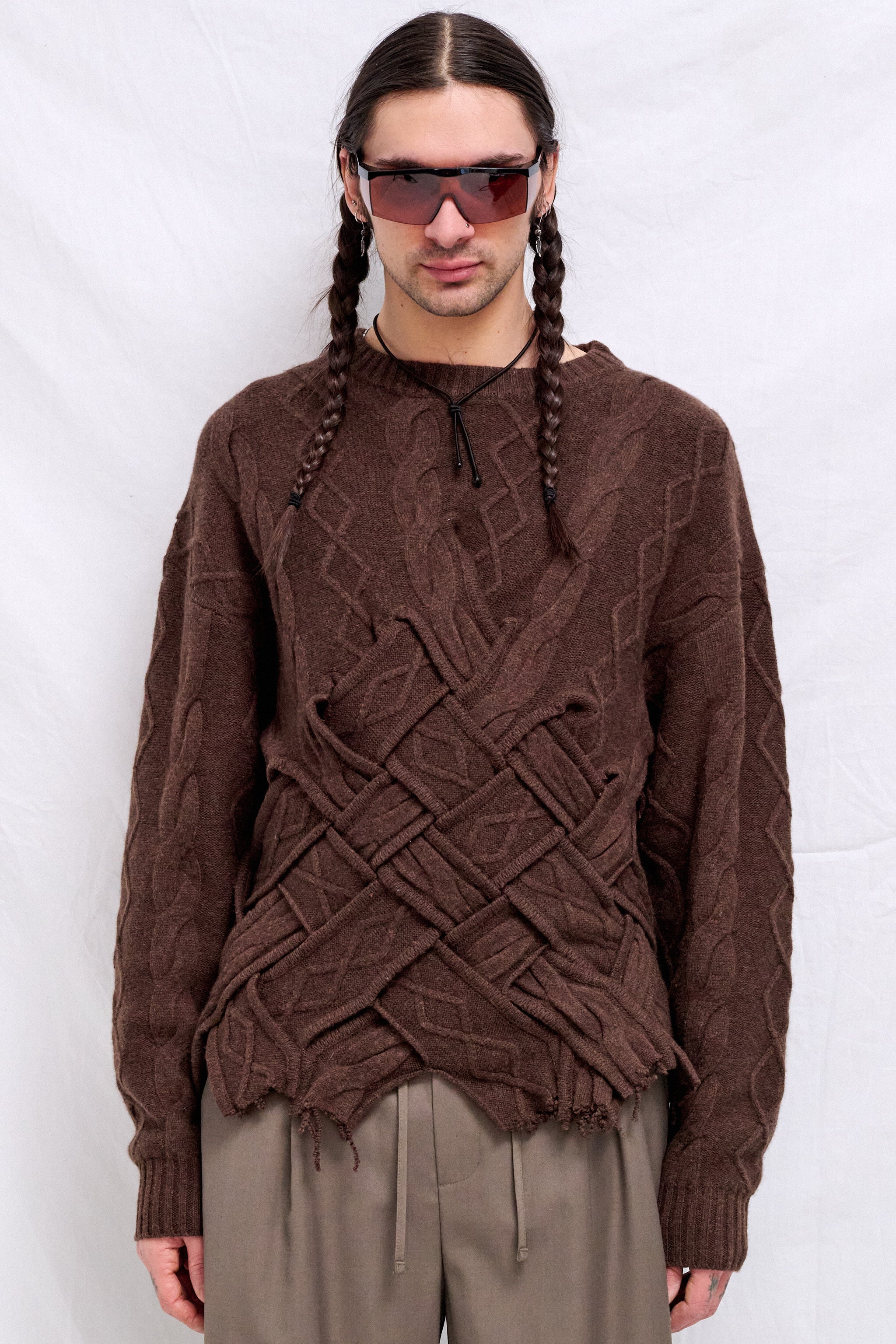 Dark Brown Mens Rue Sweater