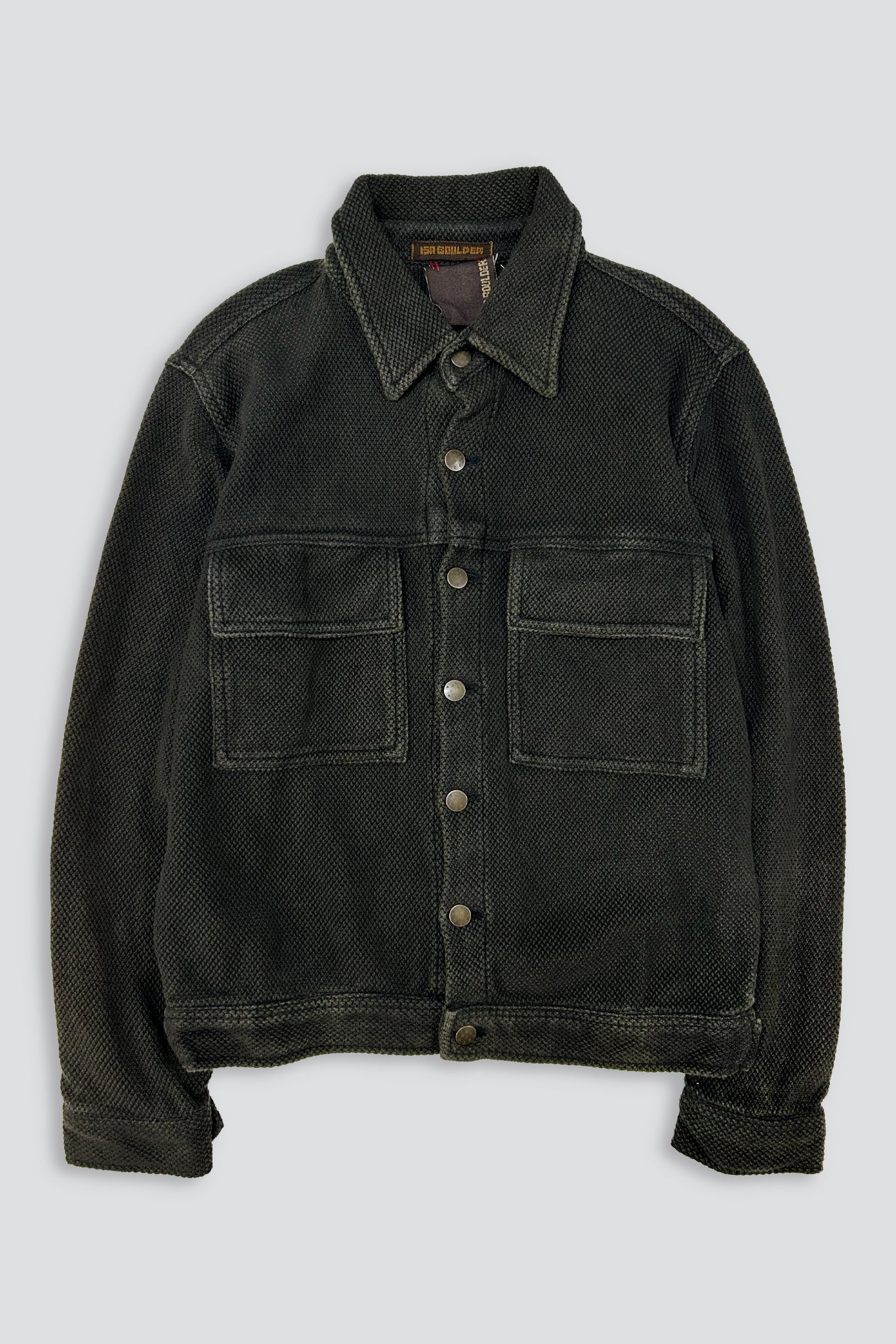 Dark Olive Green Forge Button Jacket