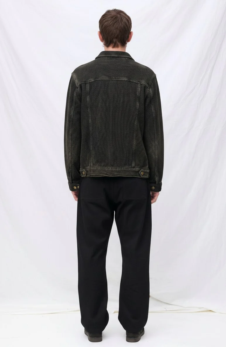 Dark Olive Green Forge Button Jacket - Image 4