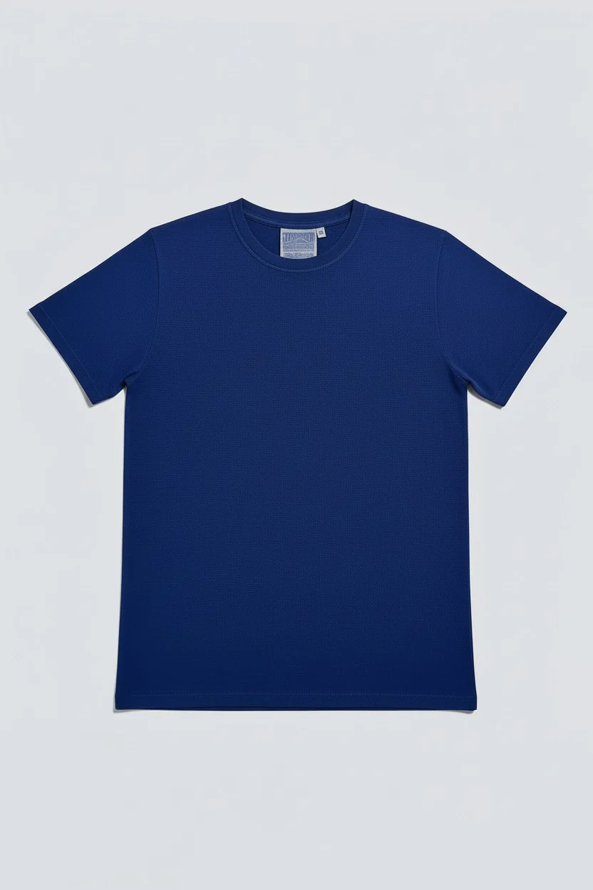 Deep Indigo Hemp Baja Tee