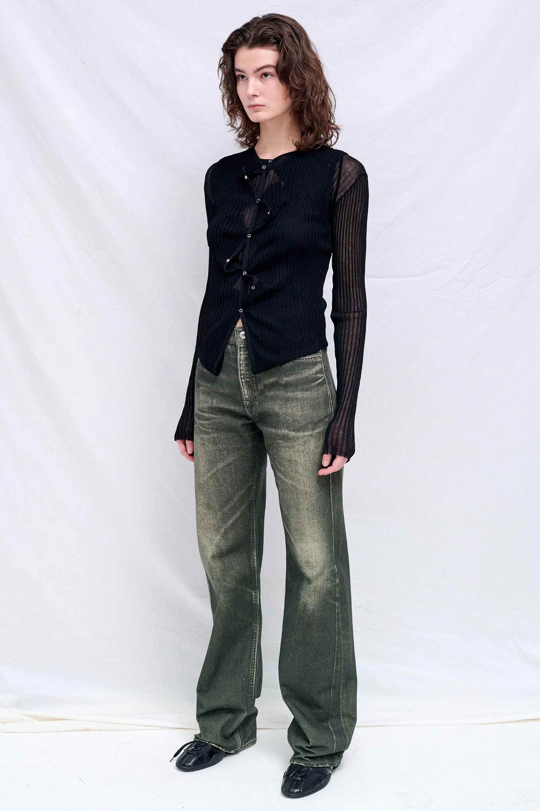 Digital Black Aurora Wata Cut Pant - Image 4