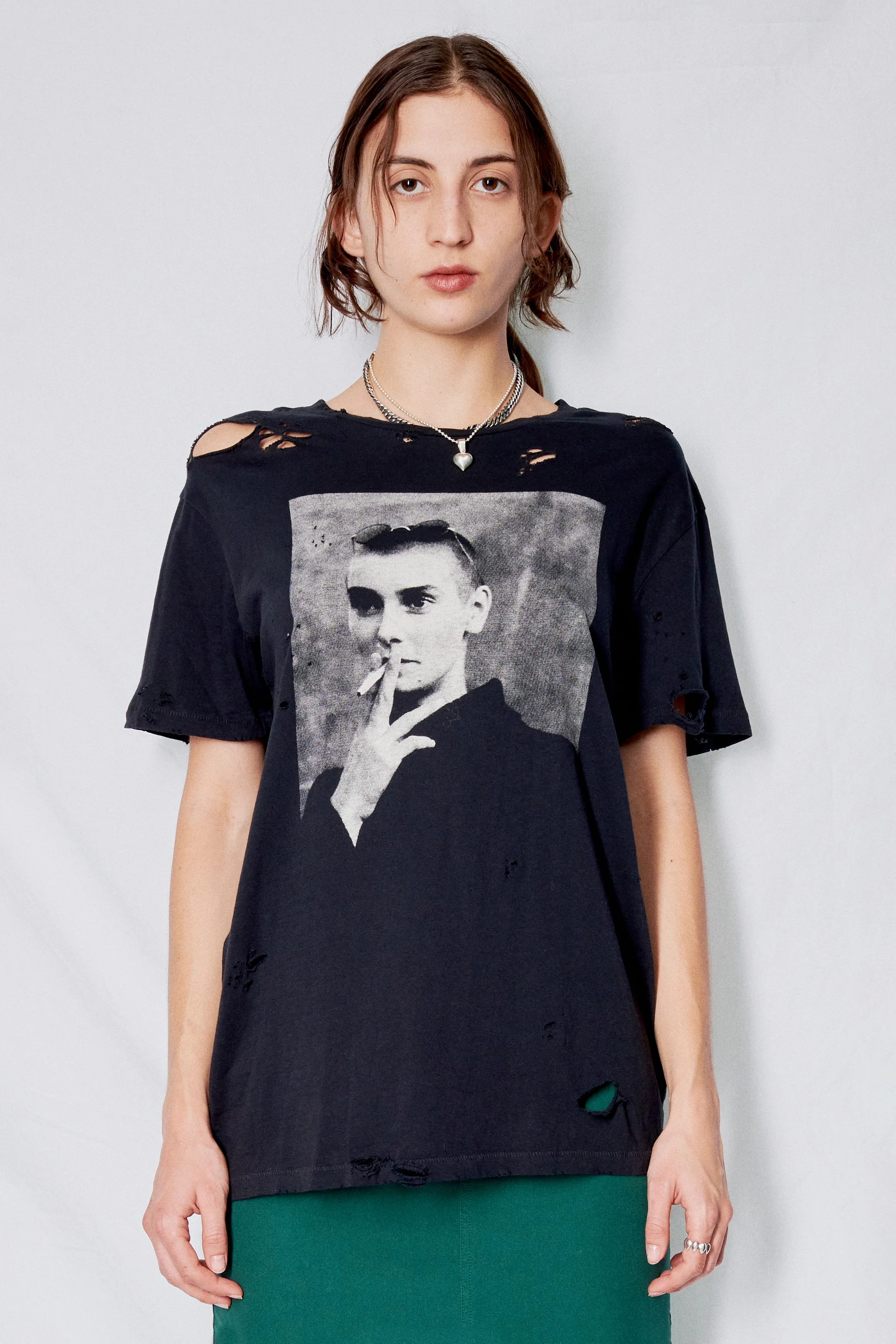 Distressed Black Sinead T-Shirt - Image 3
