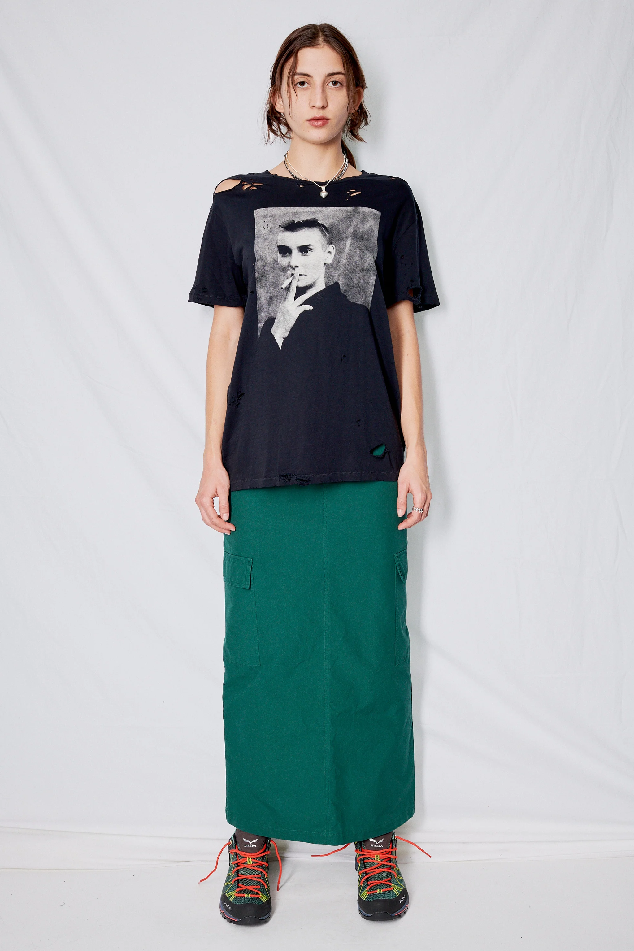 Distressed Black Sinead T-Shirt - Image 4