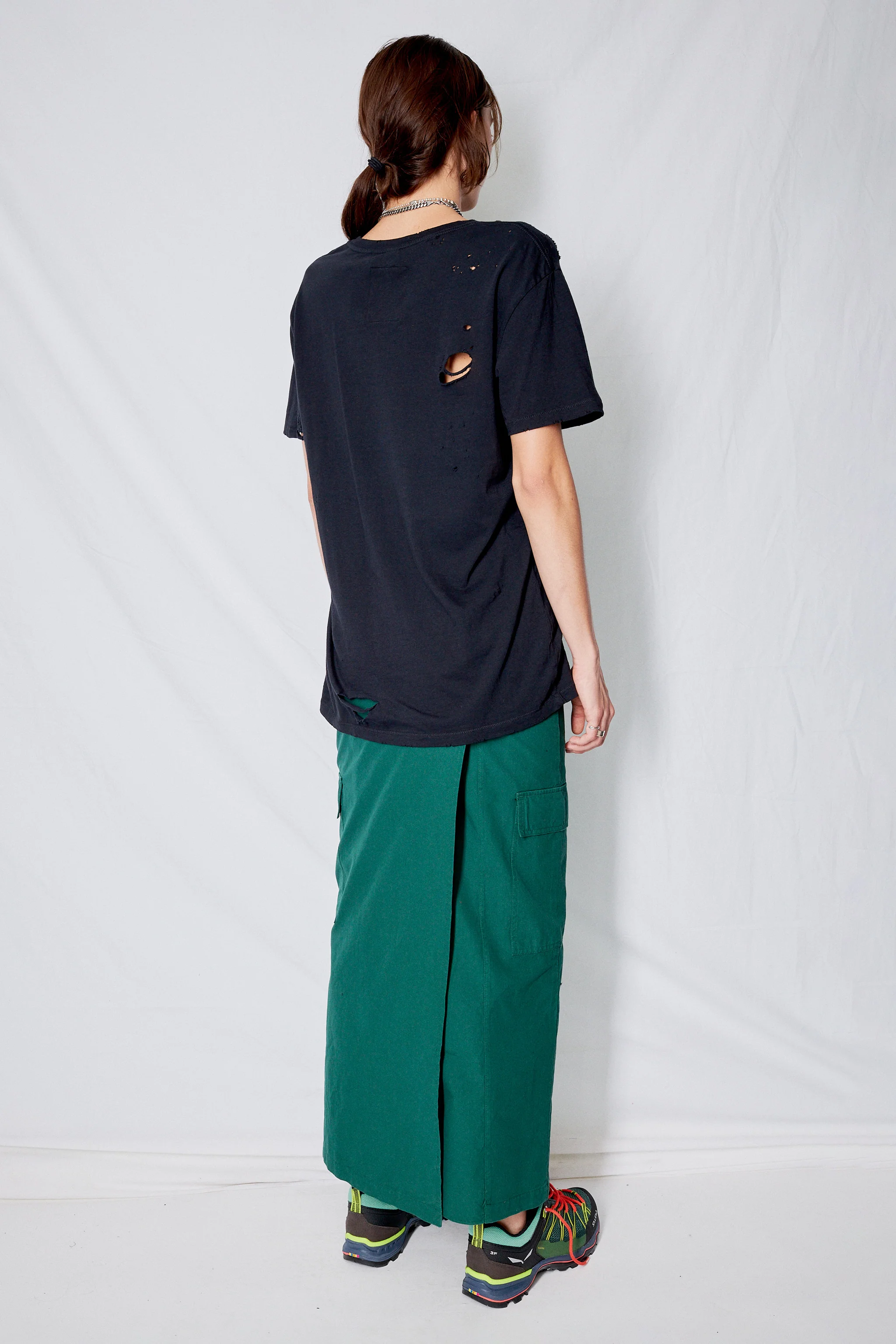 Distressed Black Sinead T-Shirt - Image 6