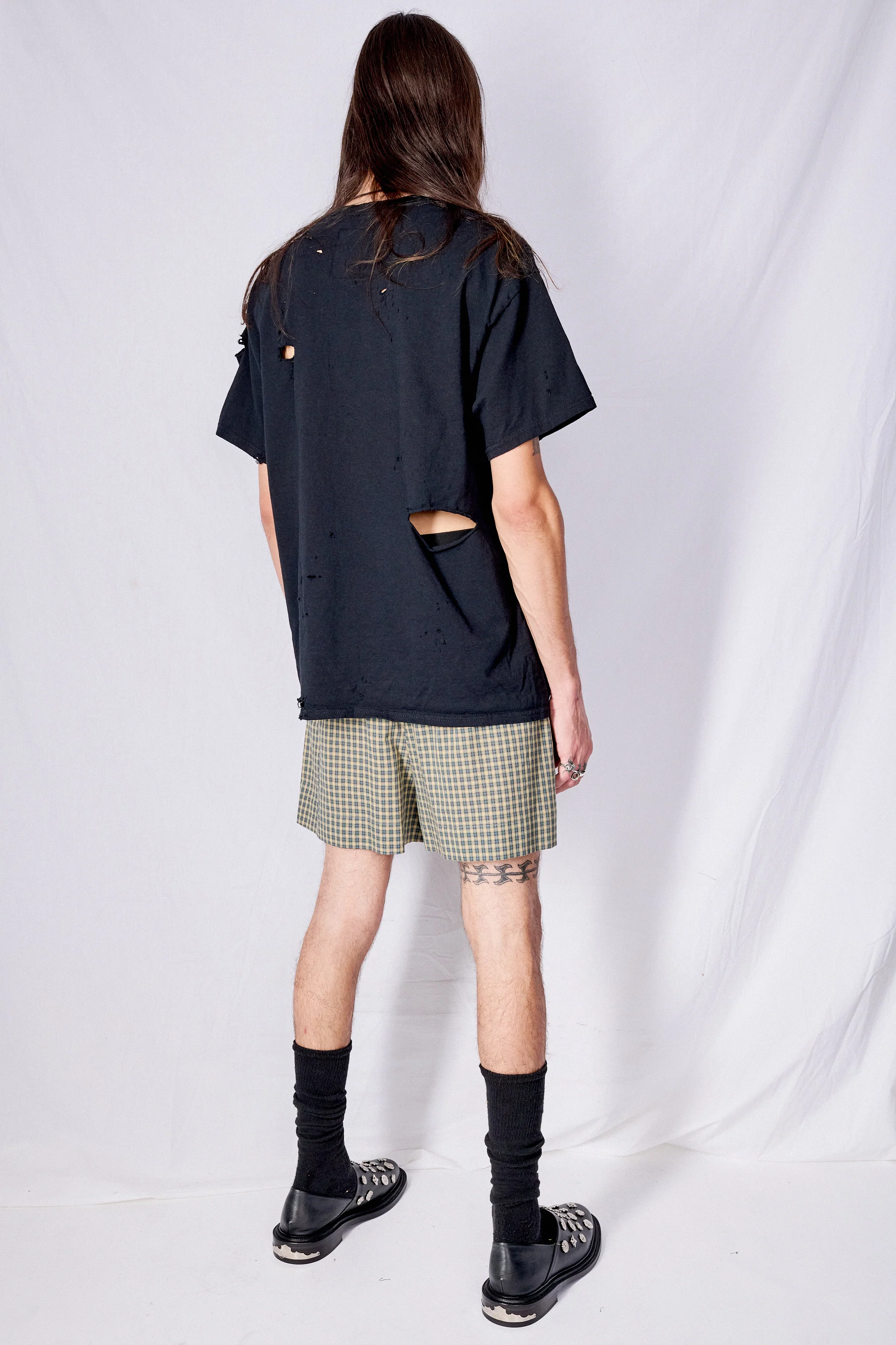 Distressed Black T-Shirt - Image 5