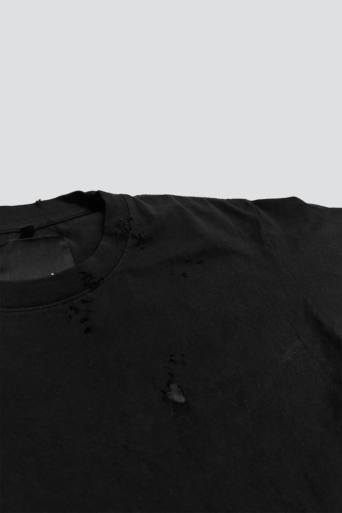 Distressed Black T-Shirt - Image 8