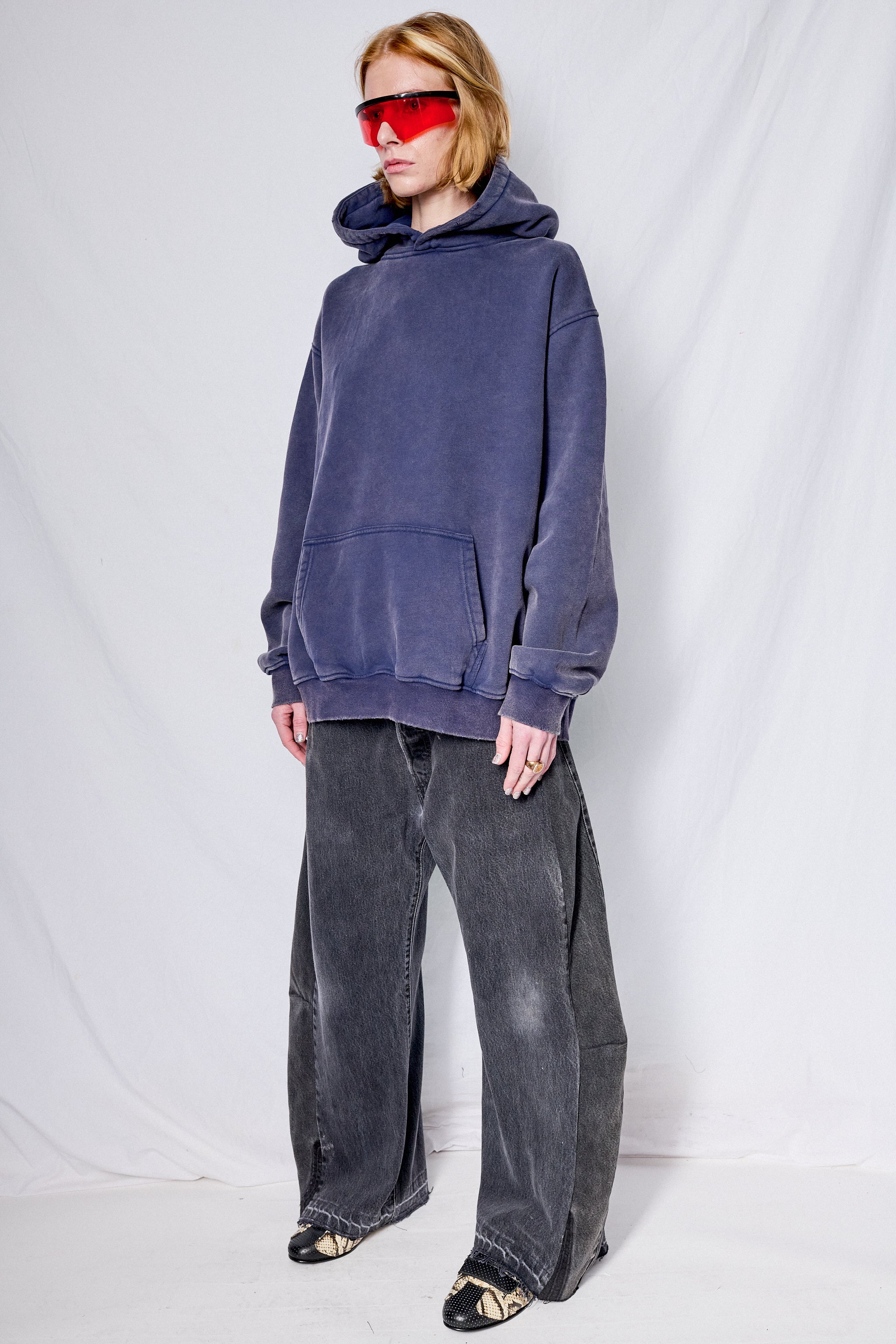 Faded Blue Hoodie - Image 5