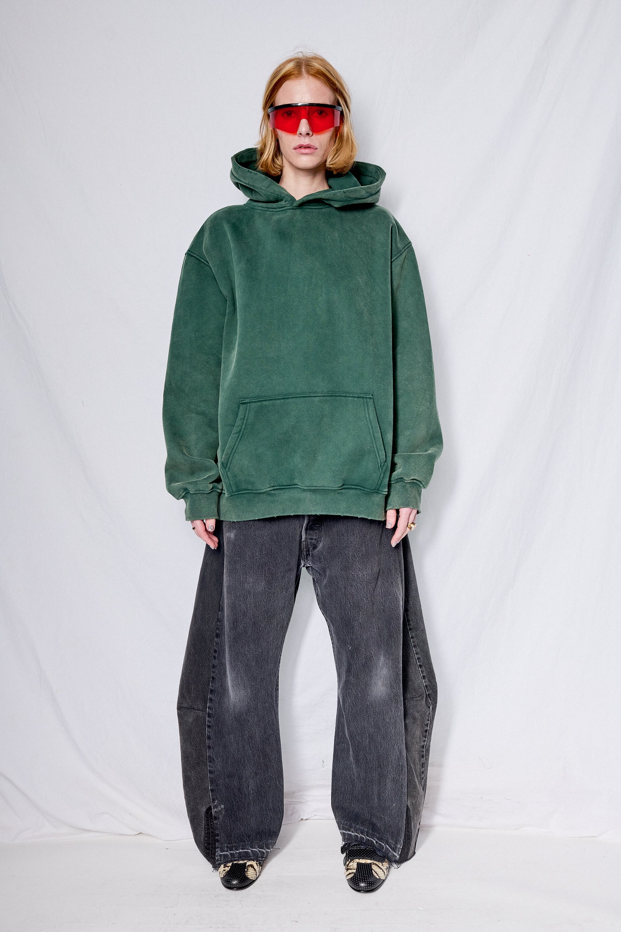Faded Green Hoodie - Image 7