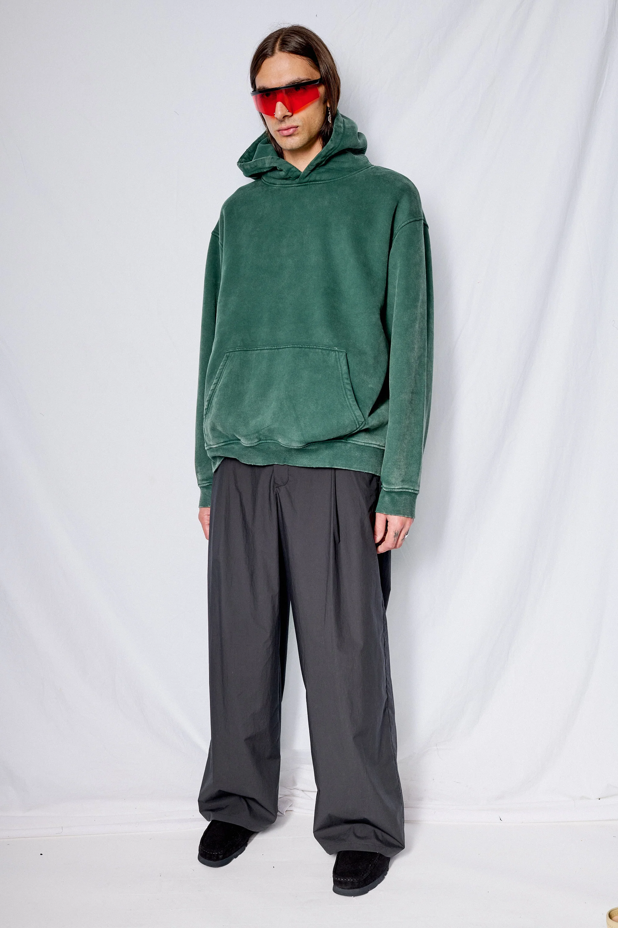 Faded Green Hoodie - Image 8