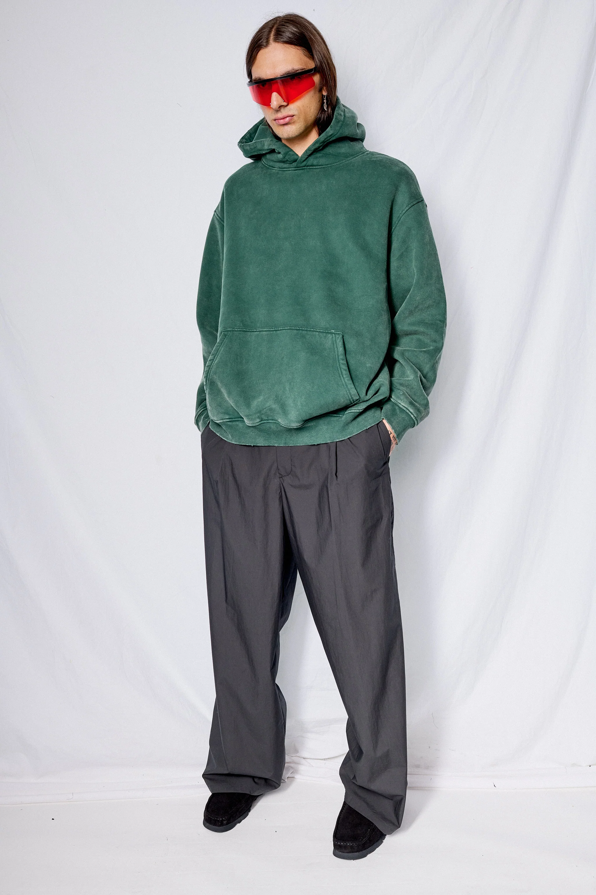 Faded Green Hoodie - Image 9