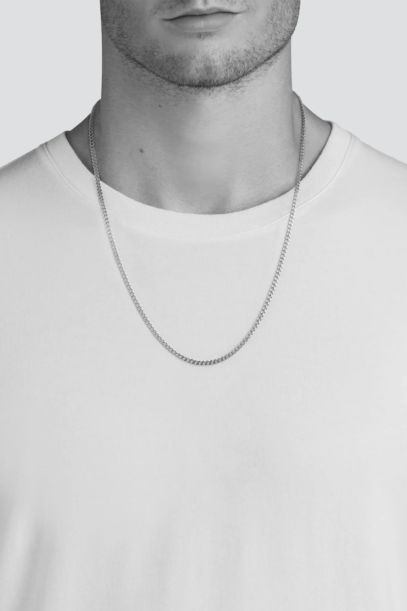 Gold Vermeil 3mm Cuban Chain Necklace - Image 2