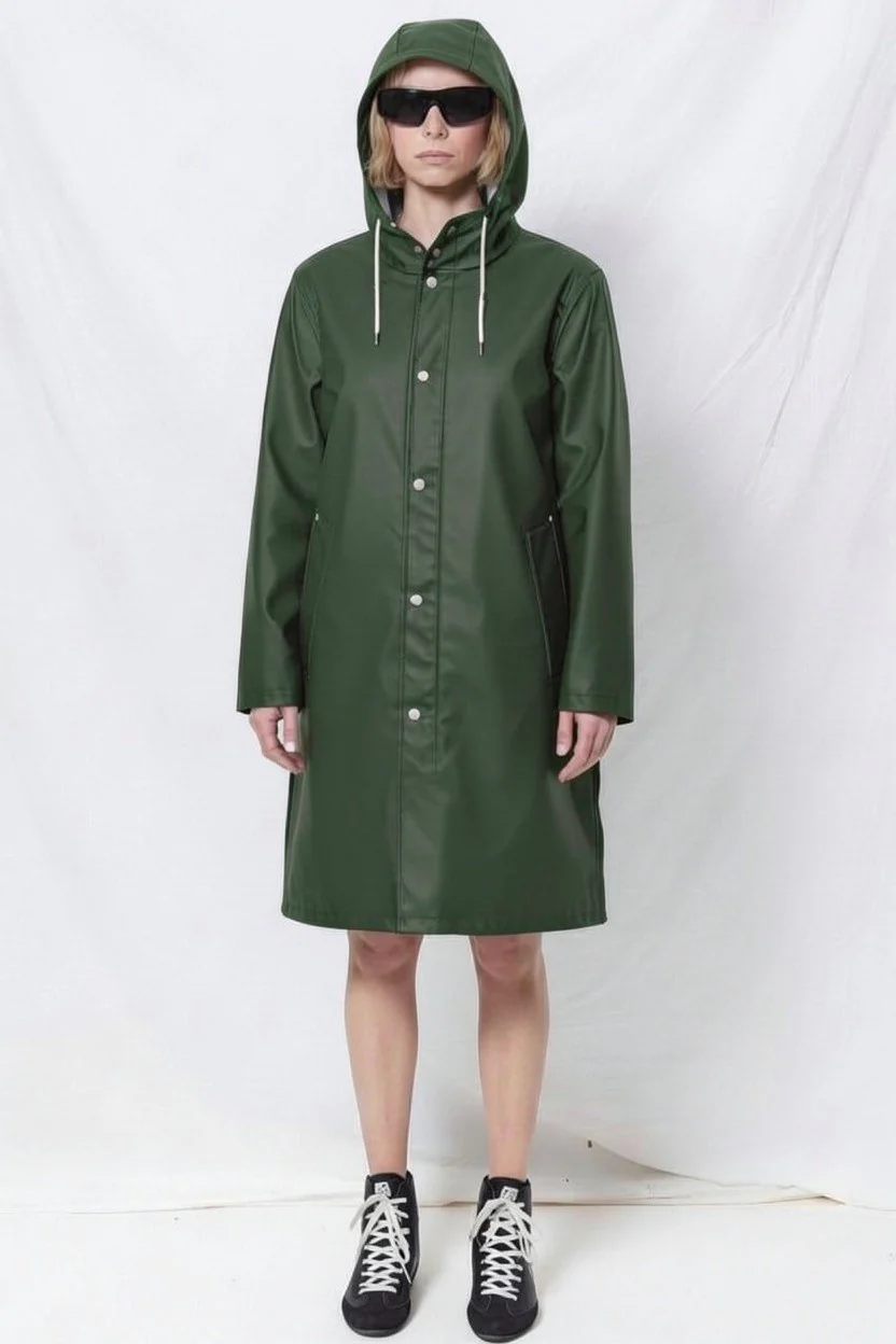 Green Stockholm Original Raincoat - Image 2